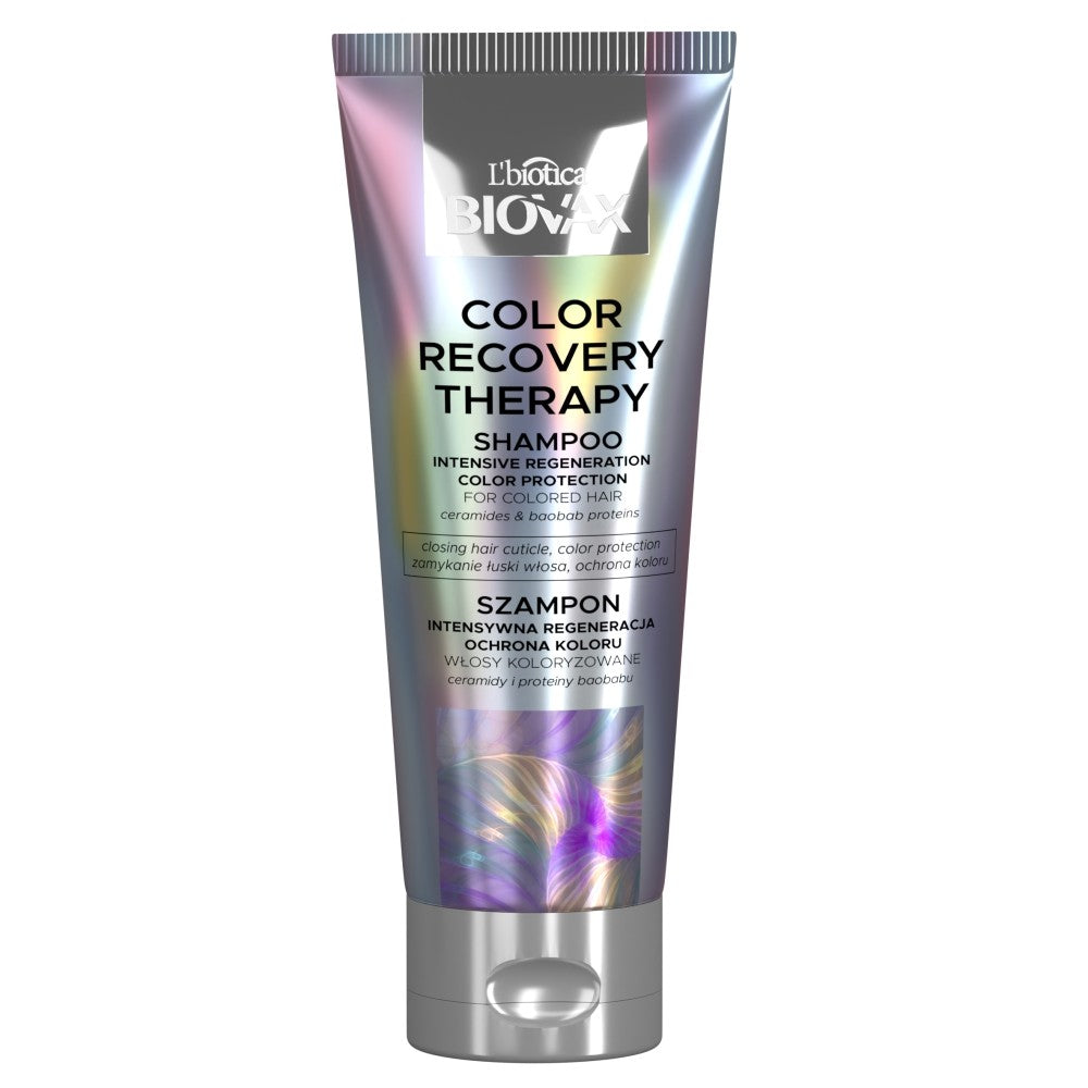 L'BIOTICA Biovax Color Recovery Therapy Shampoo for Colored Hair - Intensive Regeneration & Color Protection 200ml | Vaistine1.lt | WestPharmacy.eu