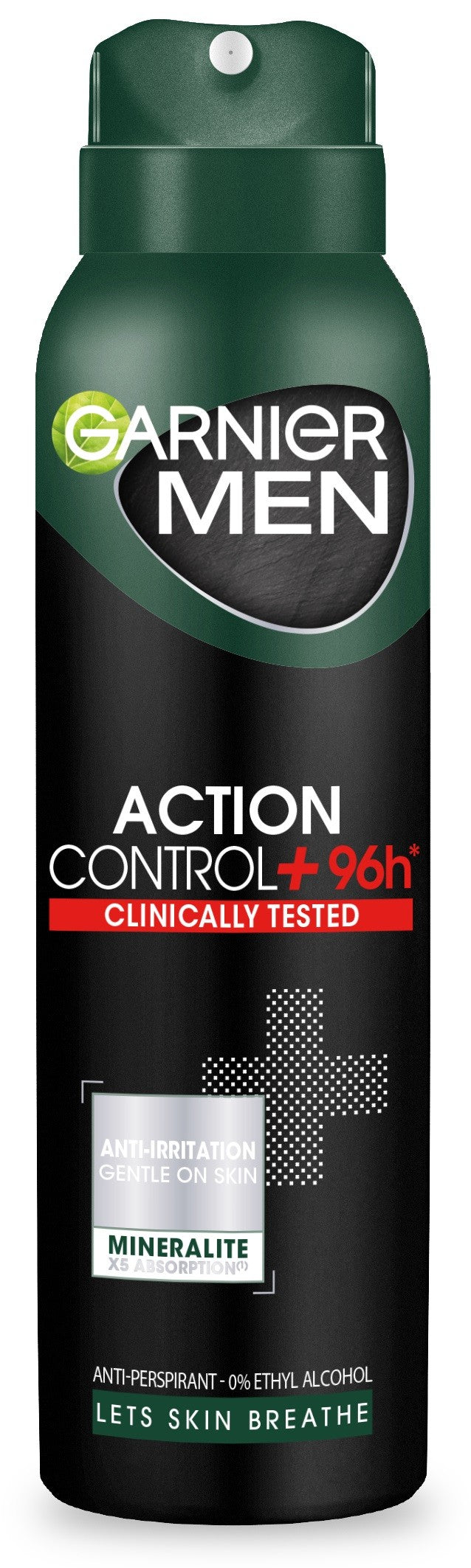 Garnier Men Deodorant spray Action Control 96h+ Clinically Tested 150ml | Vaistine1.lt | WestPharmacy.eu