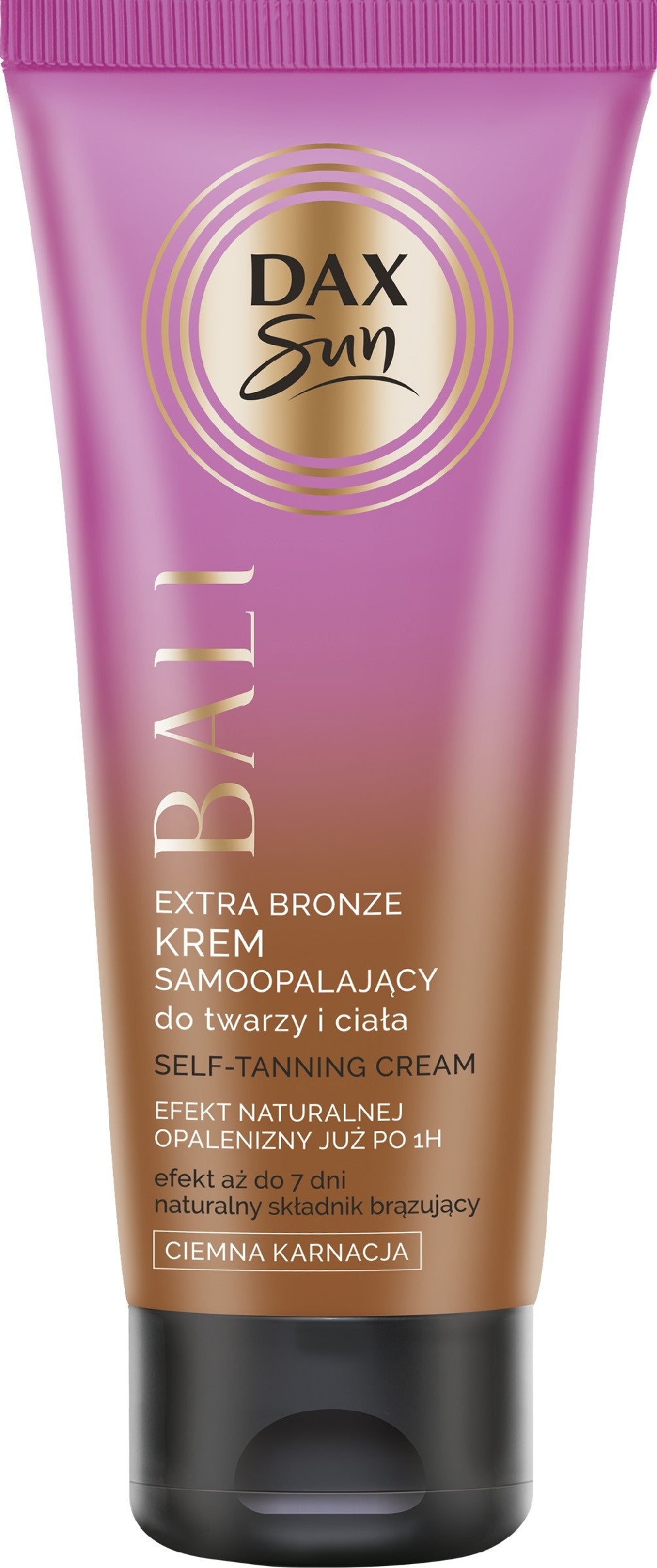 Dax Sun Extra Bronze Self-tanning cream for face and body BALI - dark skin 75ml | Vaistine1.lt | WestPharmacy.eu