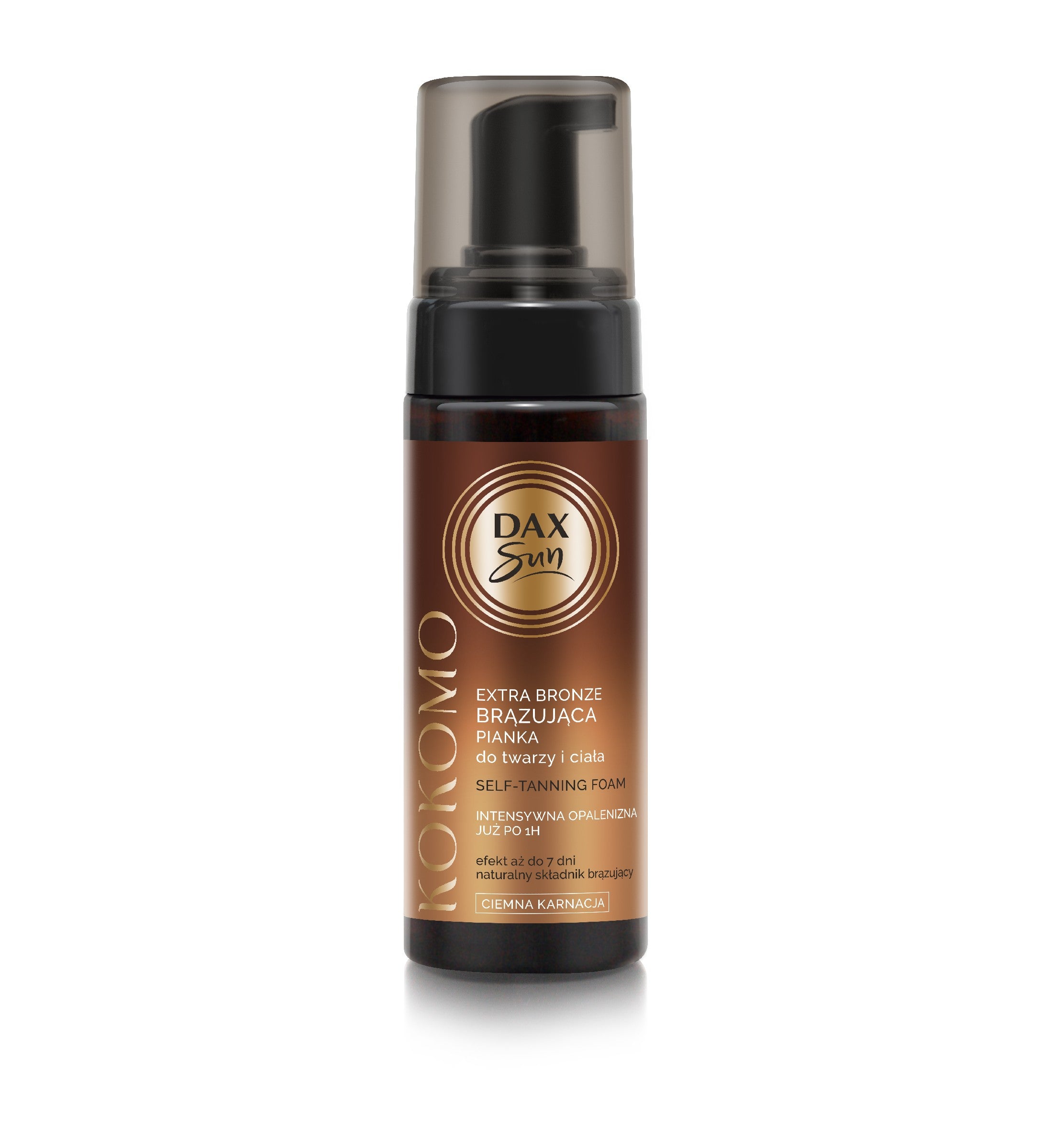 Dax Sun Extra Bronze Bronzing Foam for face and body KOKOMO - dark skin 160ml | Vaistine1.lt | WestPharmacy.eu
