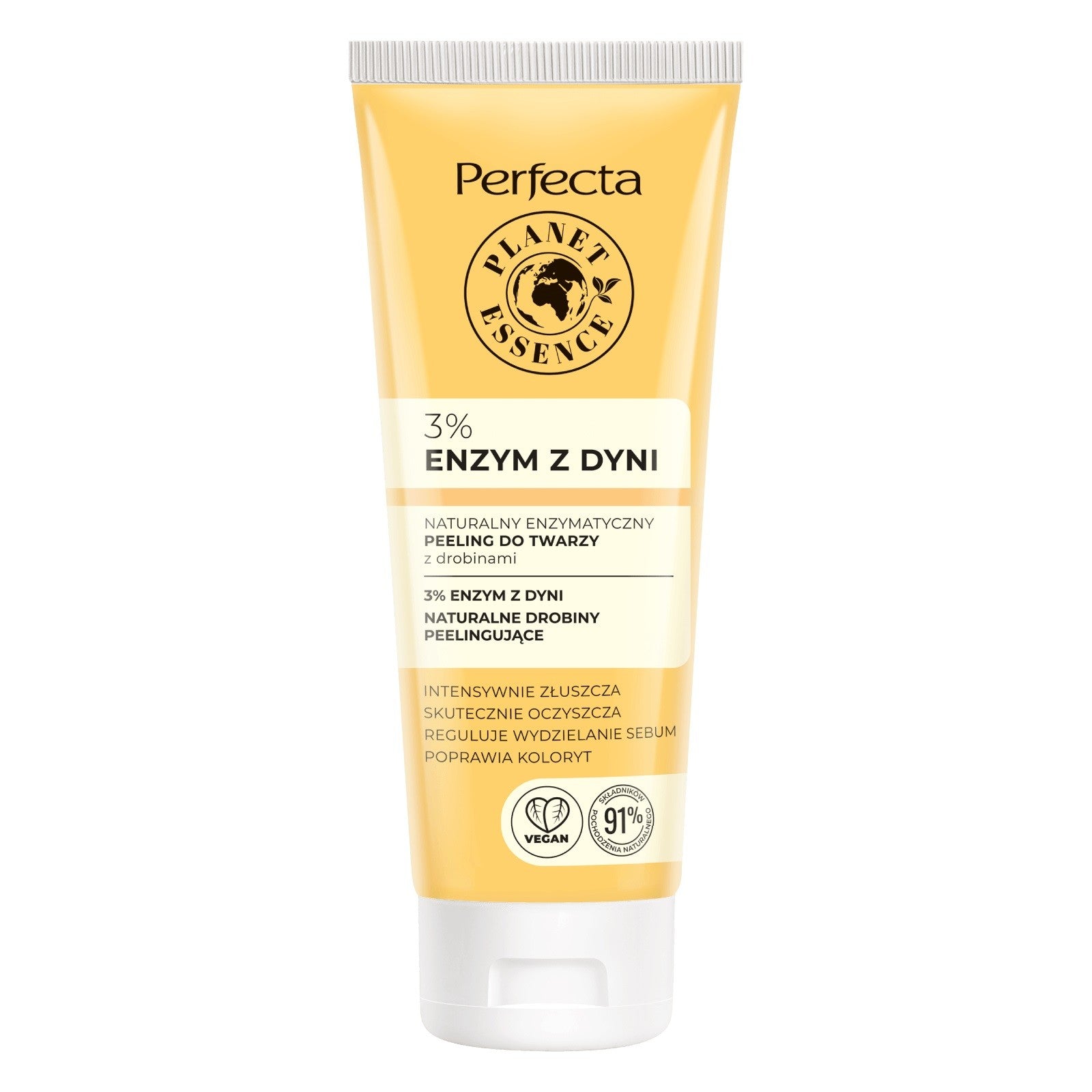 Perfecta Planet Essence Natural Enzymatic Face Peeling with Particles - 3% Pumpkin Enzyme 75ml | Vaistine1.lt | WestPharmacy.eu