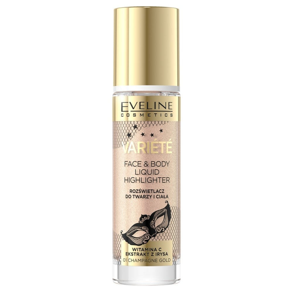 Eveline Variety Highlighter for face and body 01 Champagne Gold 30ml | Vaistine1.lt | WestPharmacy.eu