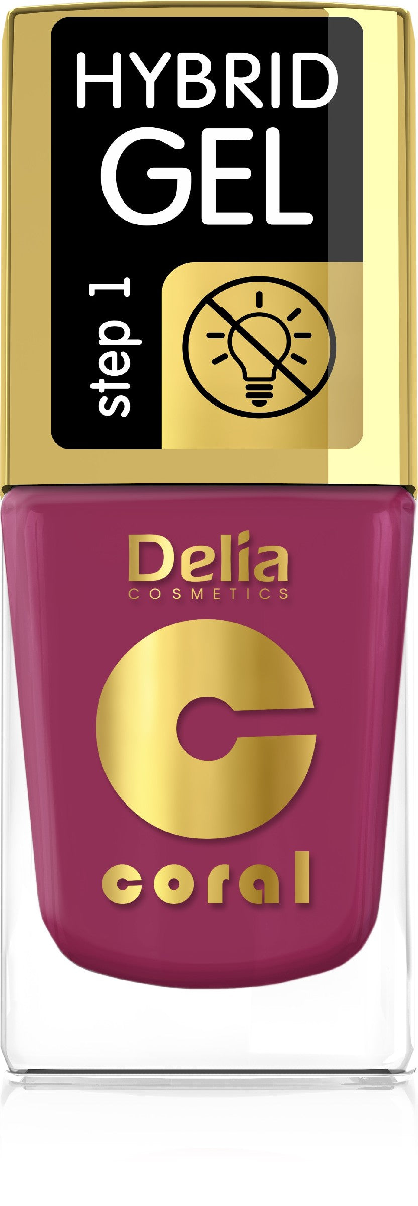 Delia Cosmetics Coral Hybrid Gel Nail Polish No. 71 11ml | Vaistine1.lt | WestPharmacy.eu