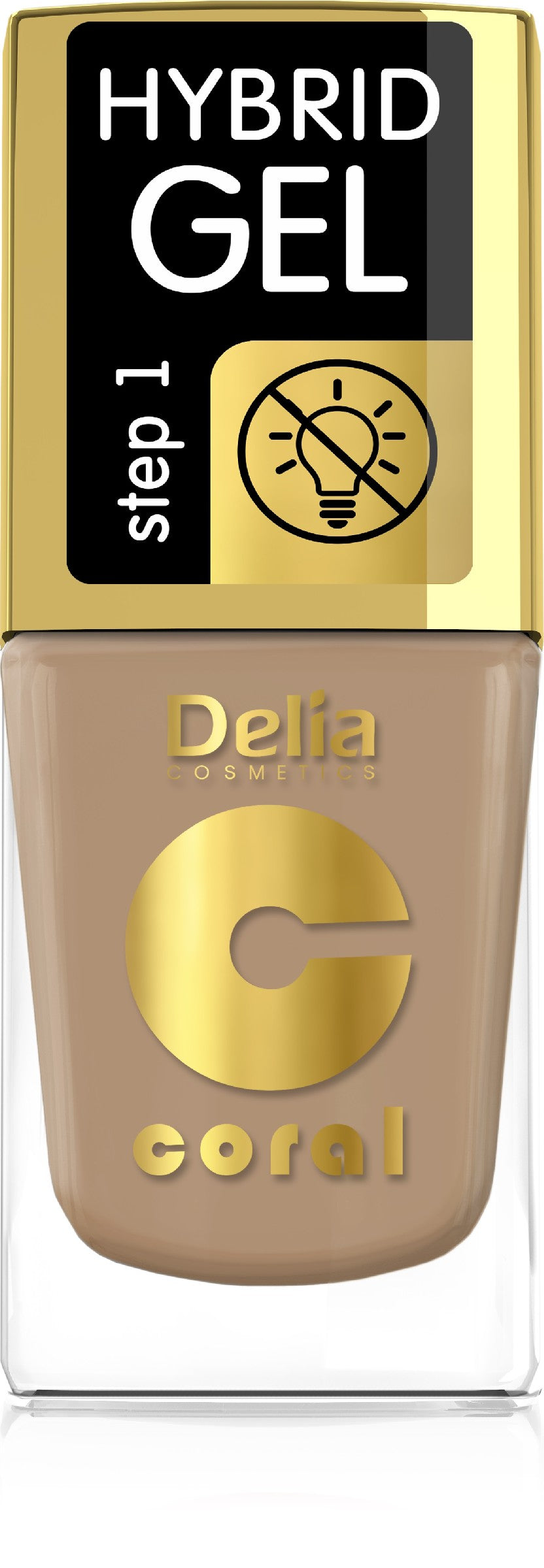 Delia Cosmetics Coral Hybrid Gel Nail Polish No. 75 11ml | Vaistine1.lt | WestPharmacy.eu