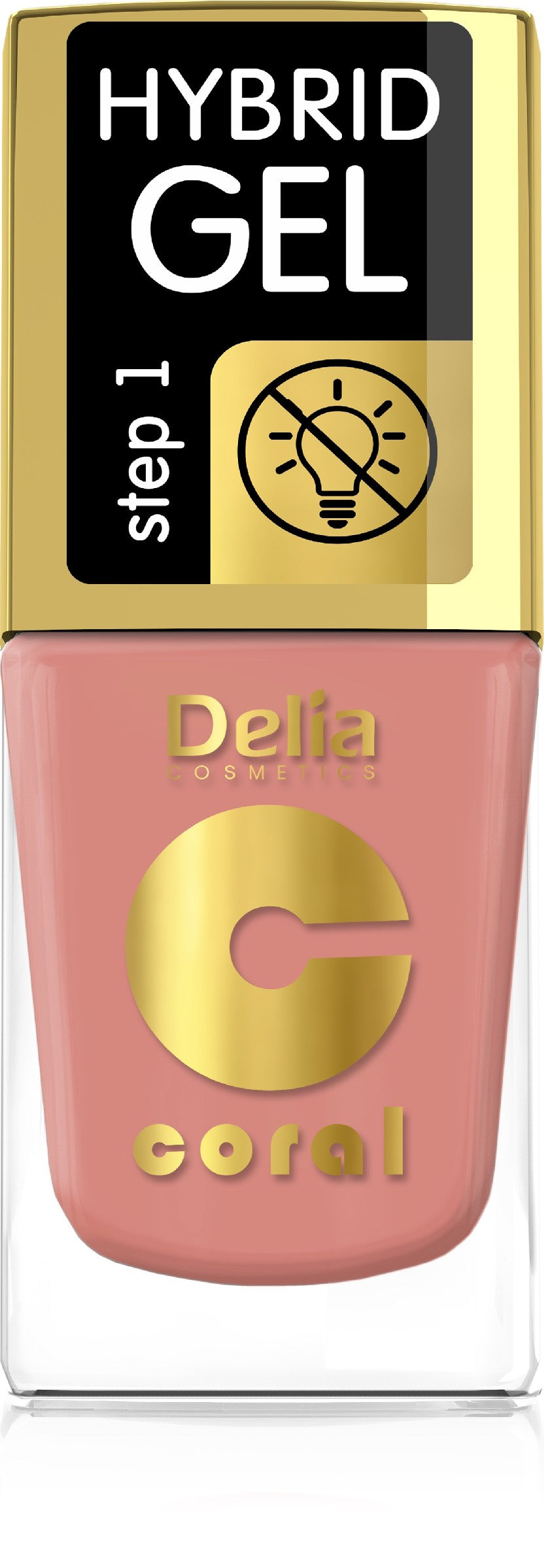 Delia Cosmetics Coral Hybrid Gel Nail Polish No. 79 11ml | Vaistine1.lt | WestPharmacy.eu