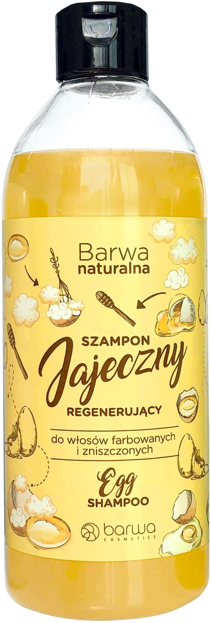 BARWA Natural Egg Regenerating Shampoo - for dyed and damaged hair 500ml | Vaistine1.lt | WestPharmacy.eu