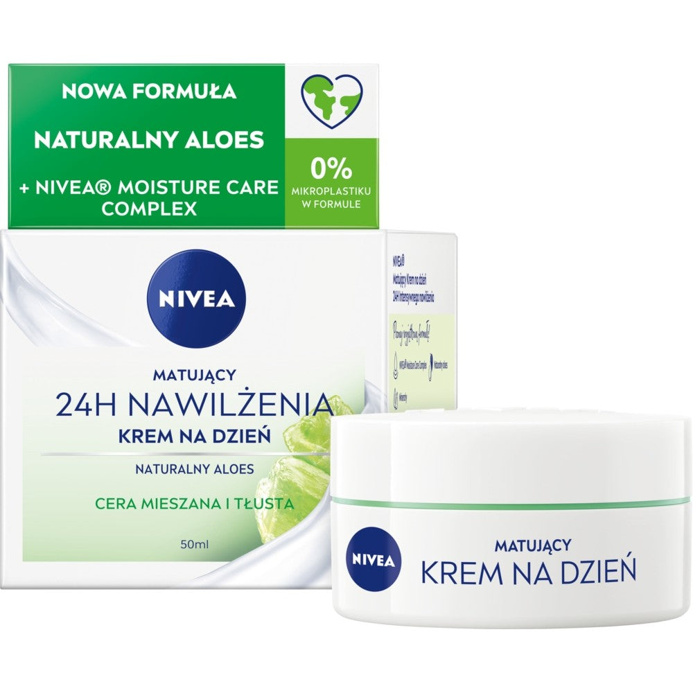 Nivea 24H Hydration Mattifying Day Cream for combination and oily skin 50ml | Vaistine1.lt | WestPharmacy.eu
