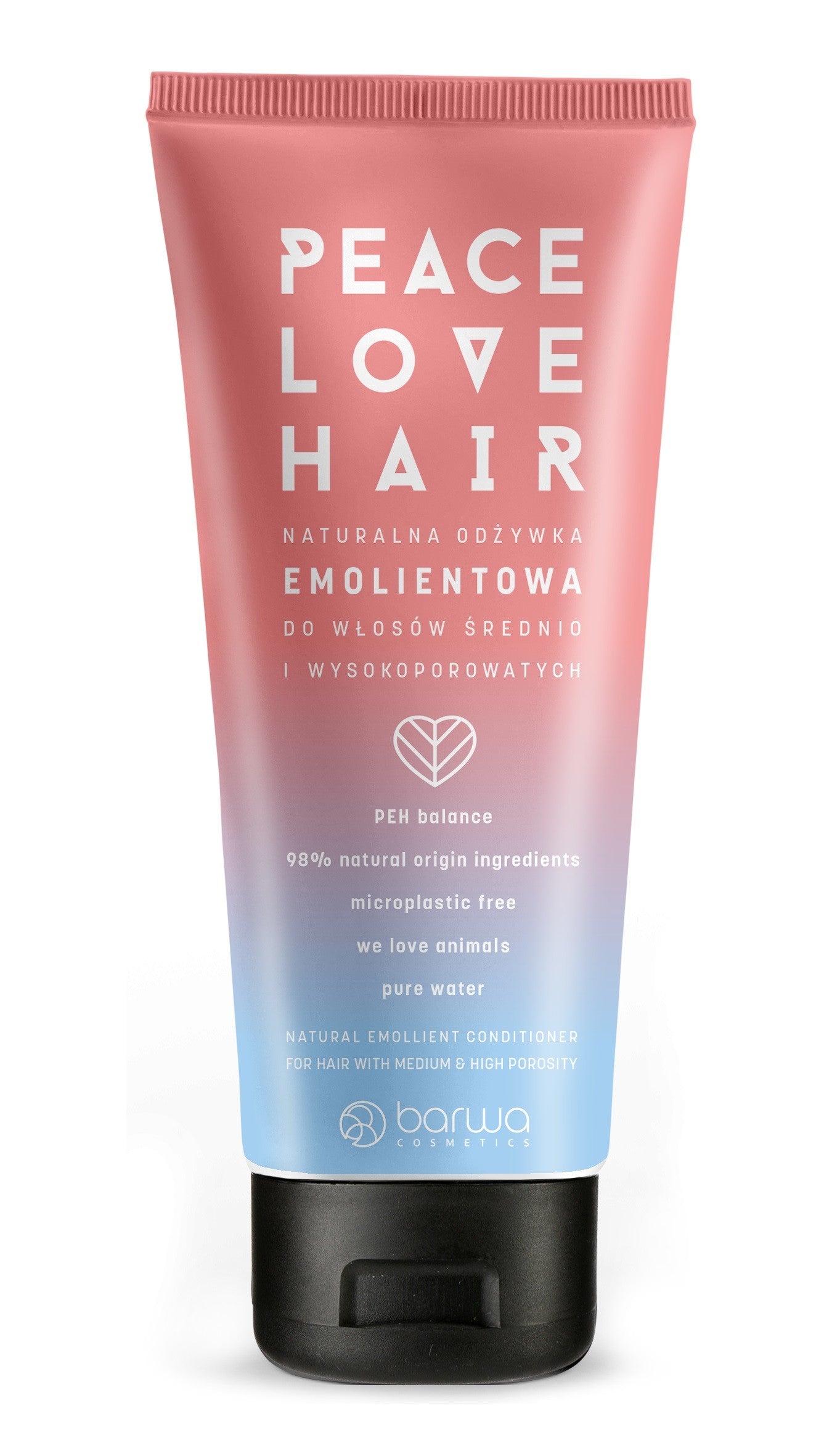 BARWA Peace Love Hair Emollient Conditioner for Medium and High Porosity Hair 180ml | Vaistine1.lt | WestPharmacy.eu