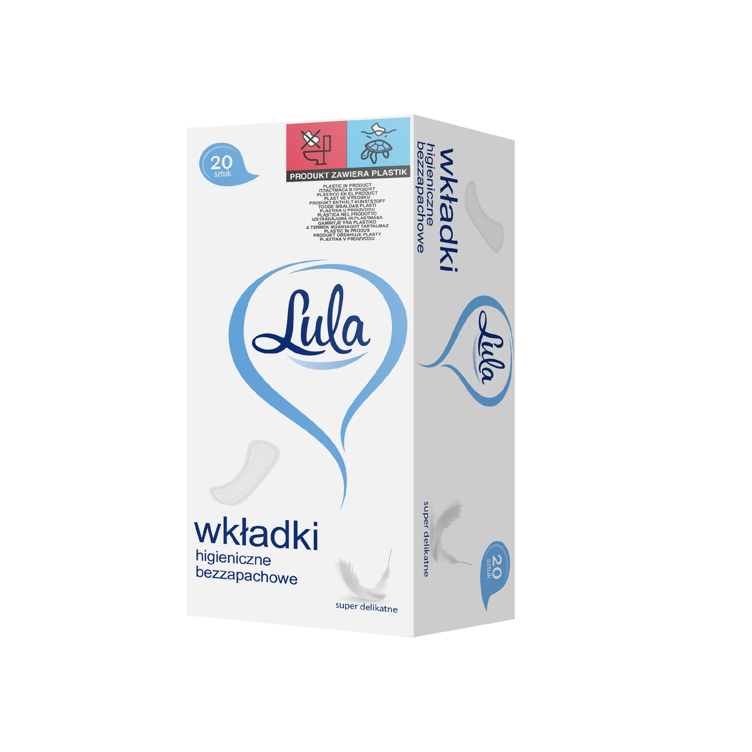 LULA Sanitary pads - unscented 1 pack - 20 pieces | Vaistine1.lt | WestPharmacy.eu