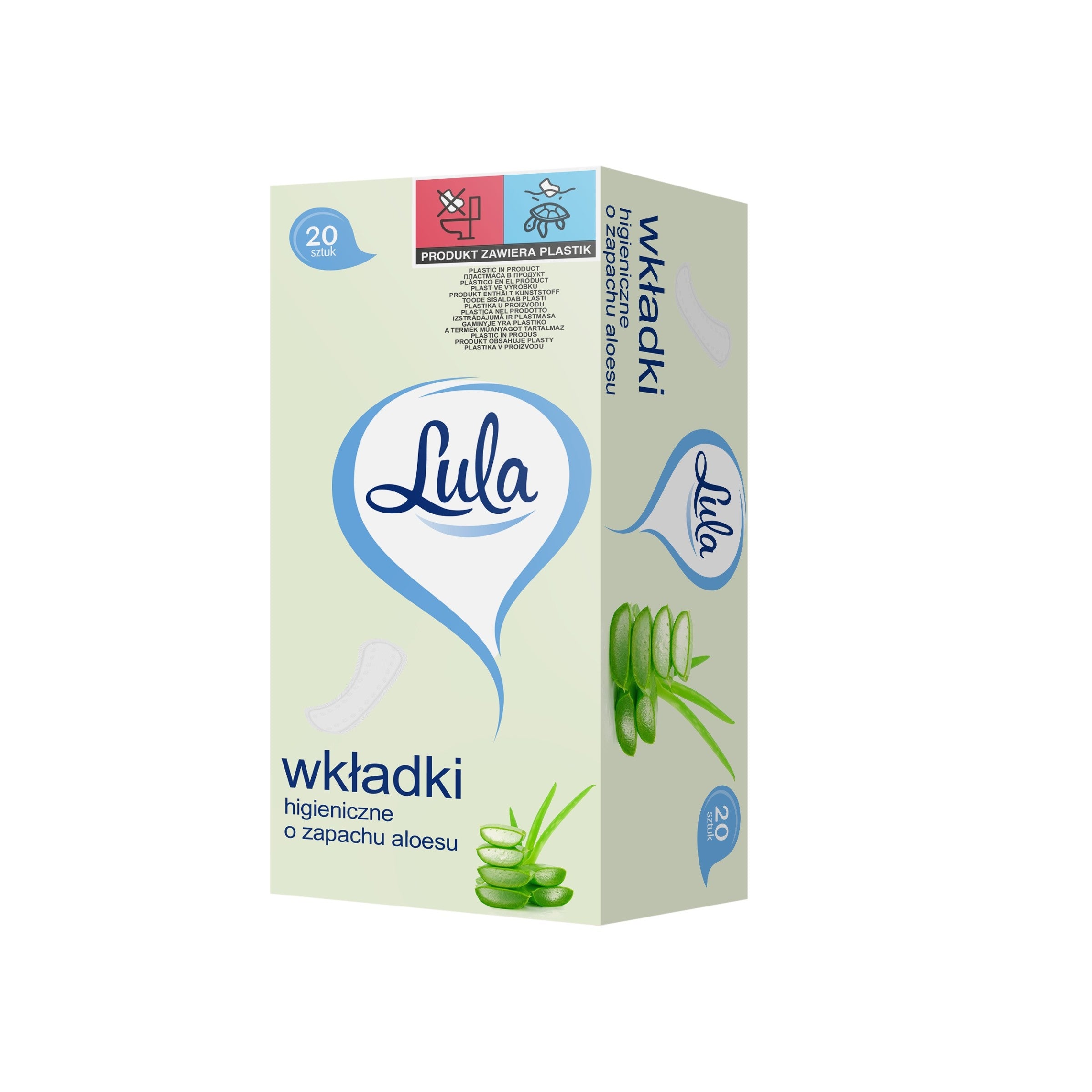 LULA Aloe-scented sanitary pads 1 pack - 20 pieces | Vaistine1.lt | WestPharmacy.eu