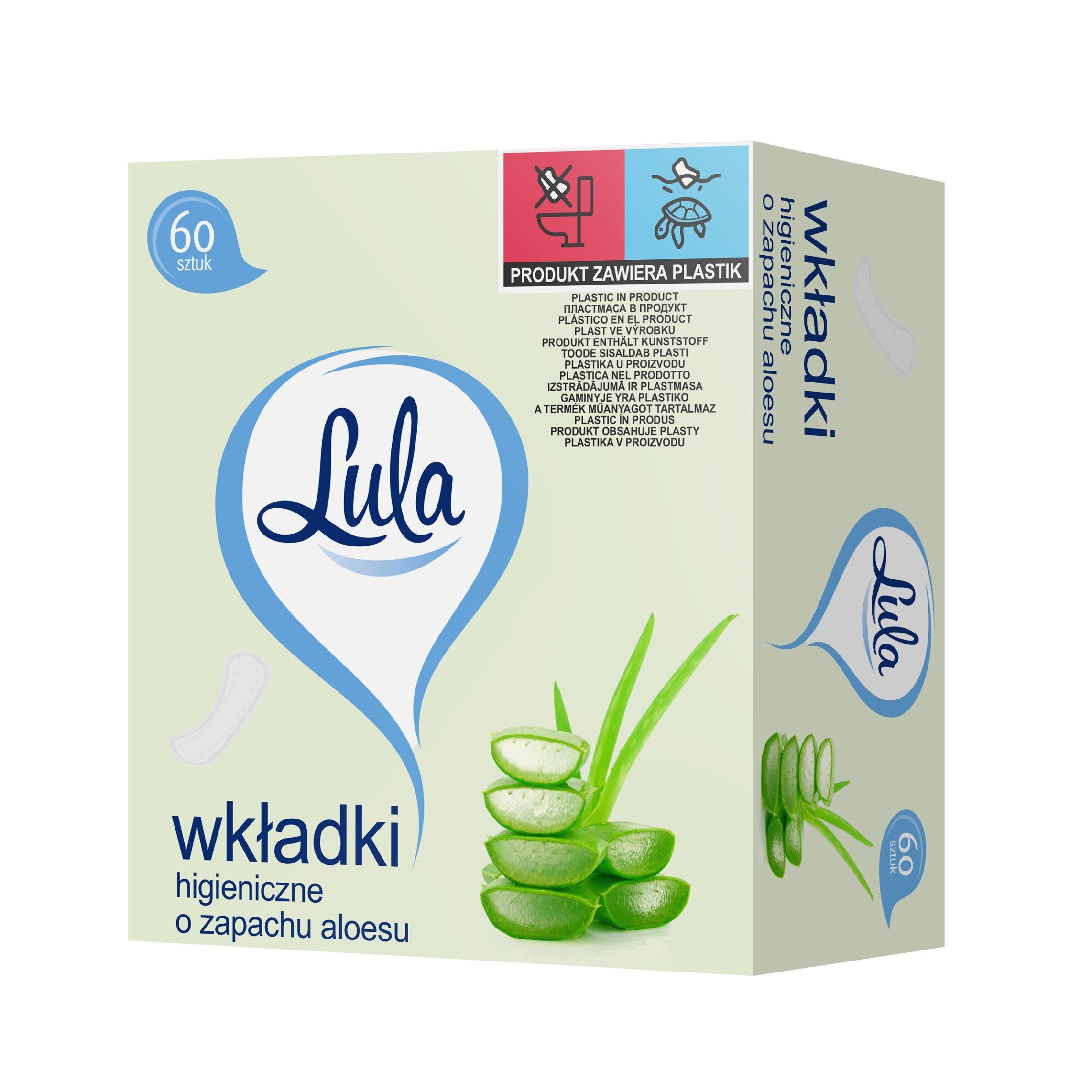 LULA Aloe-scented sanitary pads 1 pack - 60 pieces | Vaistine1.lt | WestPharmacy.eu