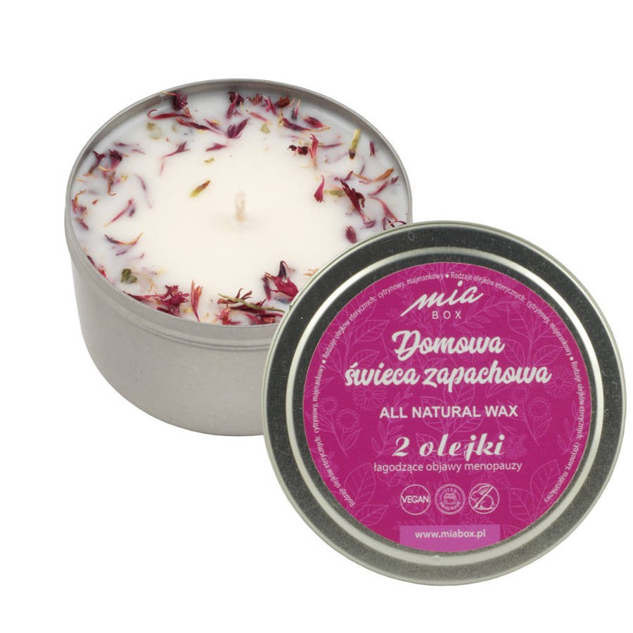 MIA BOX Home scented candle 2 oils - MENOPAUSE 160g | Vaistine1.lt | WestPharmacy.eu