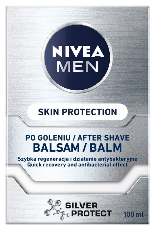 Nivea Men Regenerating After Shave Balm SILVER PROTECT 100ml | Vaistine1.lt | WestPharmacy.eu
