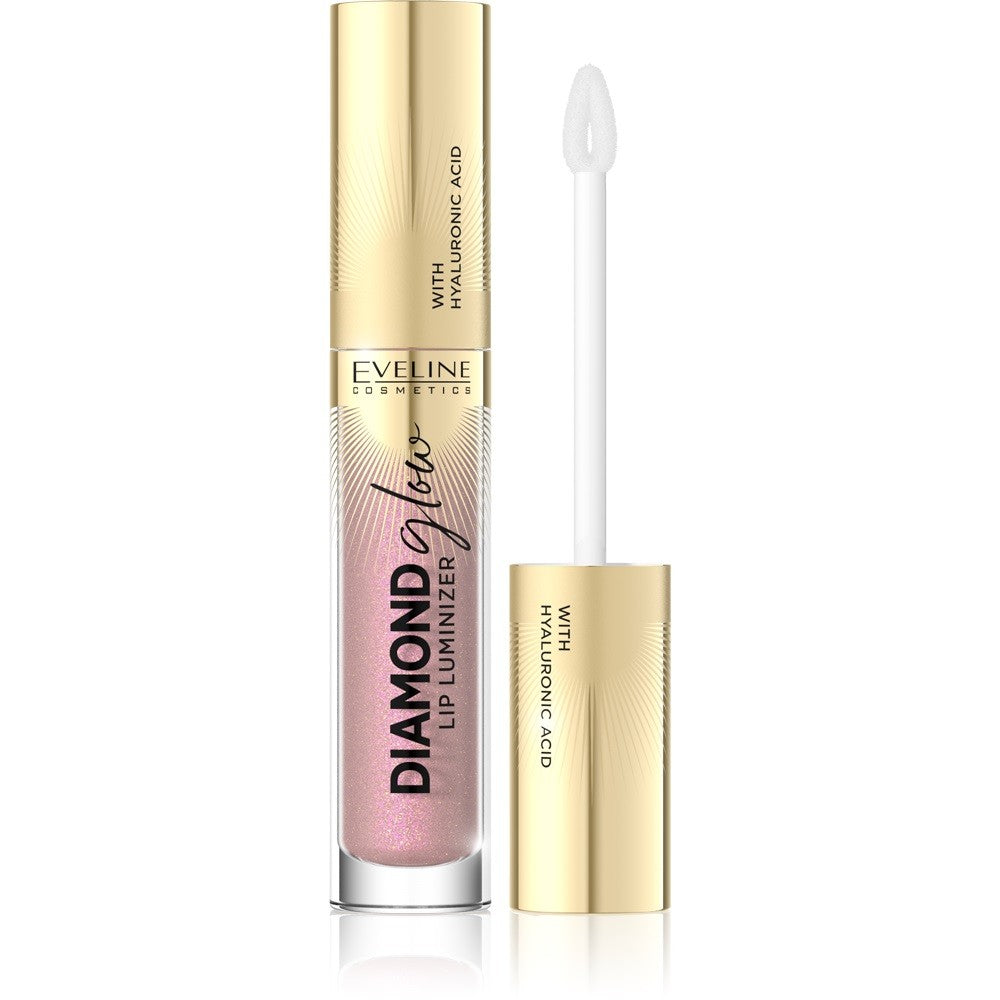 Eveline Diamond Glow Lip Luminizer Lip gloss with hyaluronic acid no. 08 4.5ml | Vaistine1.lt | WestPharmacy.eu