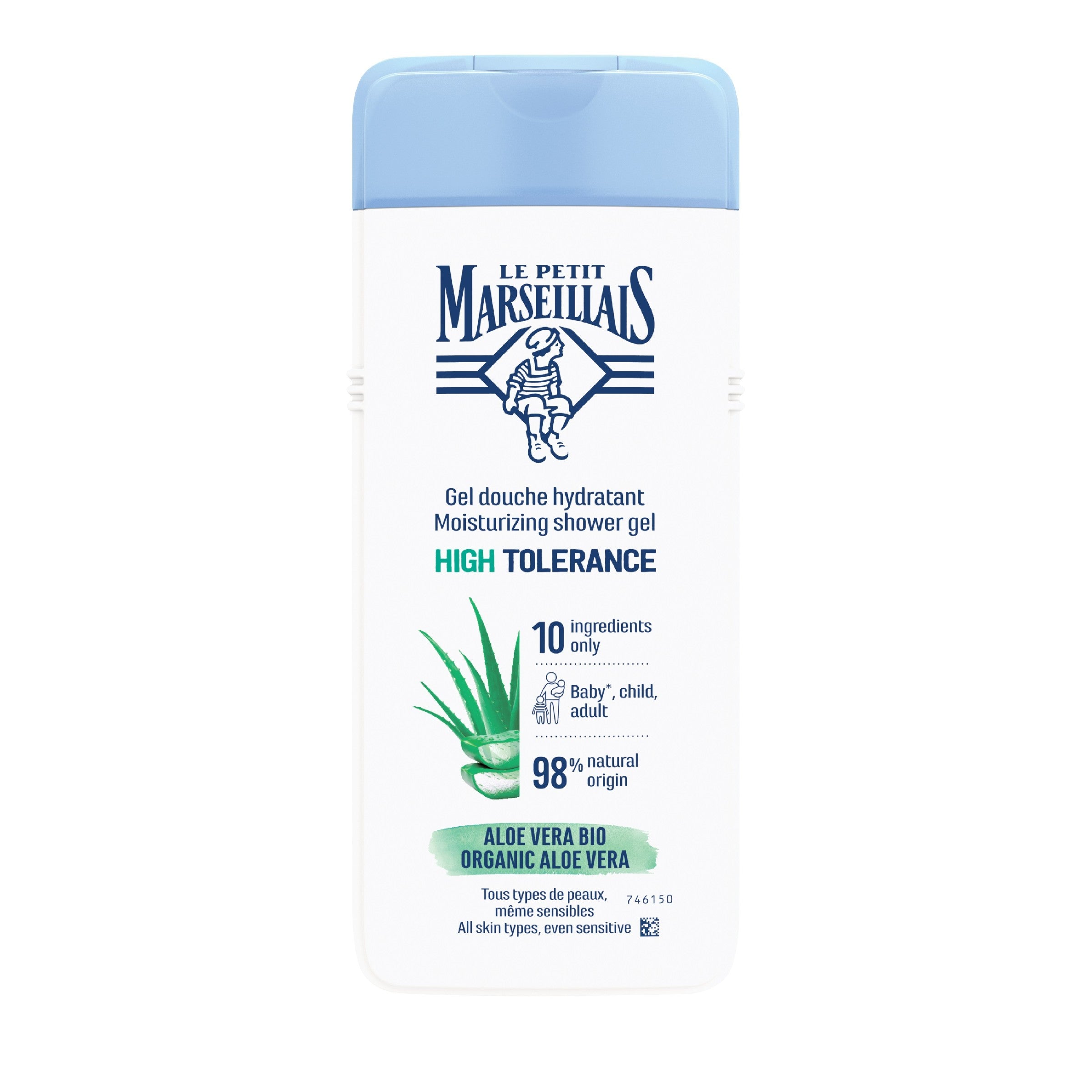 Le Petit Marseillais Shower Gel High Tolerance - Bio Organic Aloe Vera 400ml | Vaistine1.lt | WestPharmacy.eu