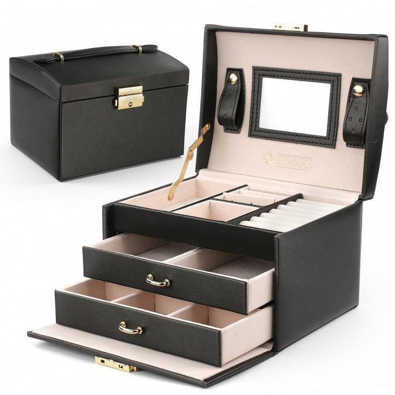 Jewelry box, black chest STENBERG PD49CZ | Vaistine1.lt | WestPharmacy.eu