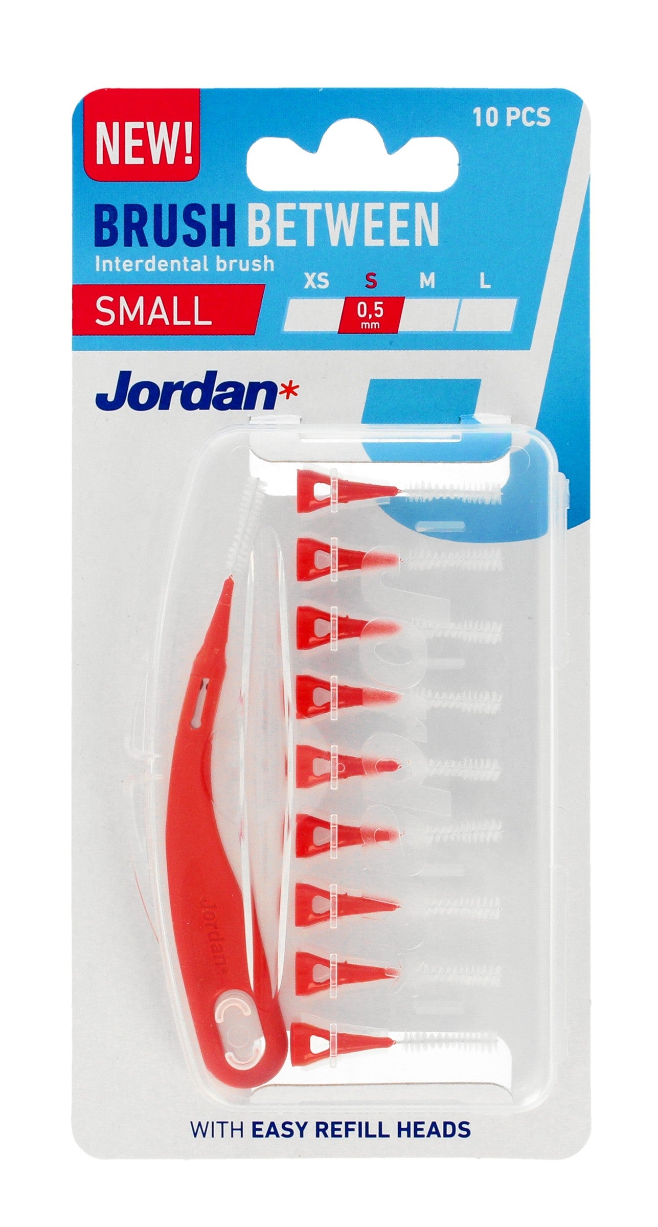 JORDAN Interdental Cleaners - S (small) 0.5mm 1pack-10pcs | Vaistine1.lt | WestPharmacy.eu