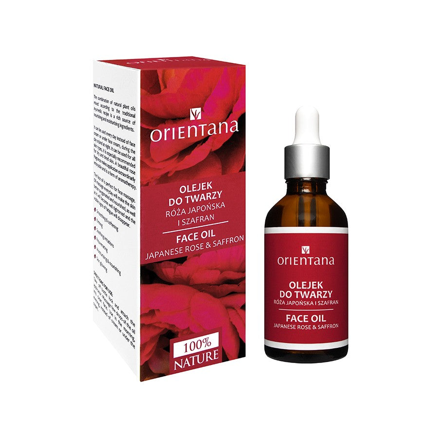 Orientana Face Oil JAPANESE ROSE-SAFFRON 55ml | Vaistine1.lt | WestPharmacy.eu