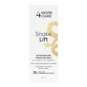 More4Care Snake Lift Instant Serum-Iron for Face, Neck and Décolleté 35ml | Vaistine1.lt | WestPharmacy.eu