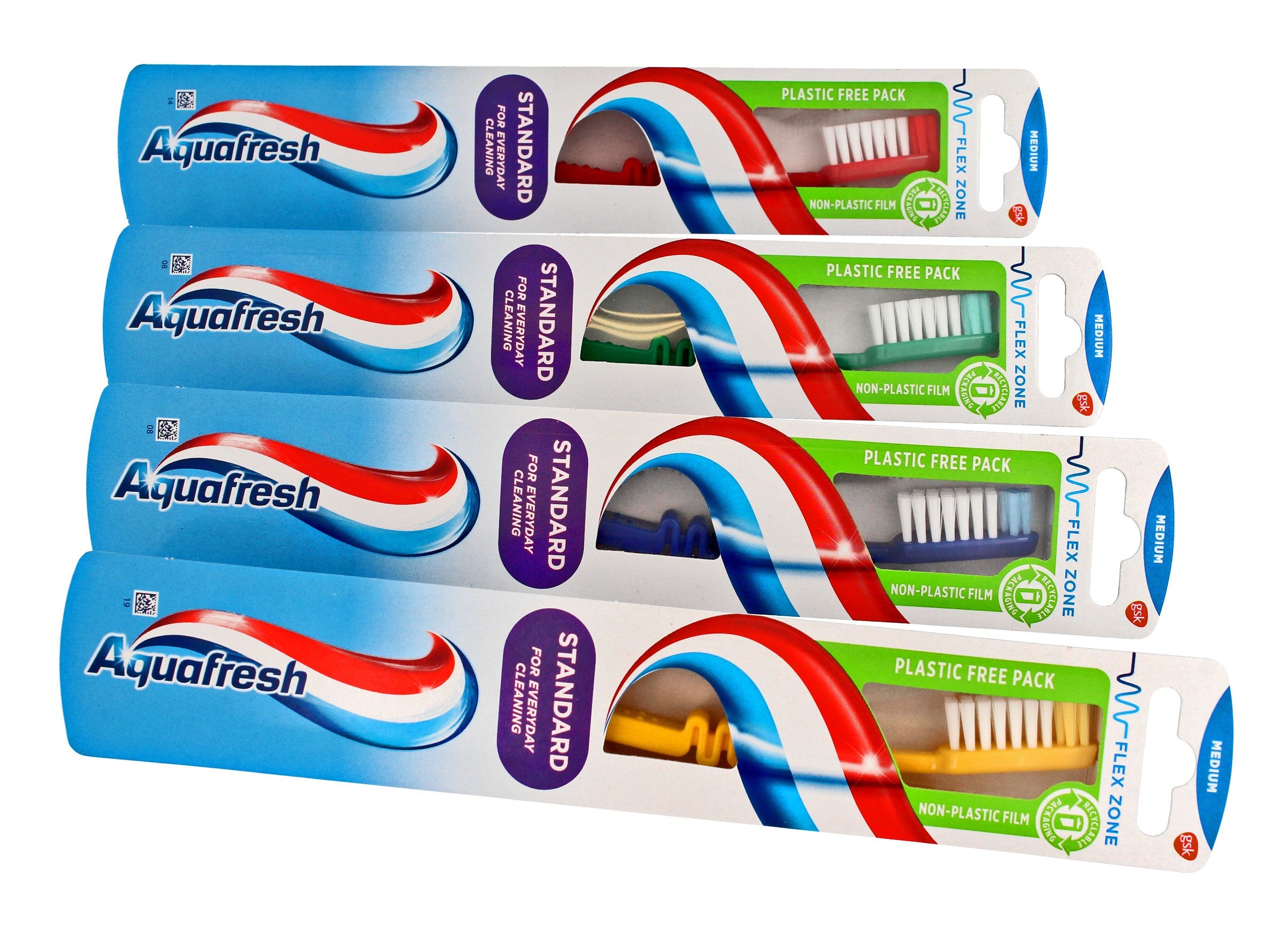 Aquafresh Toothbrush Standard - medium 1pc - mix of colors | Vaistine1.lt | WestPharmacy.eu