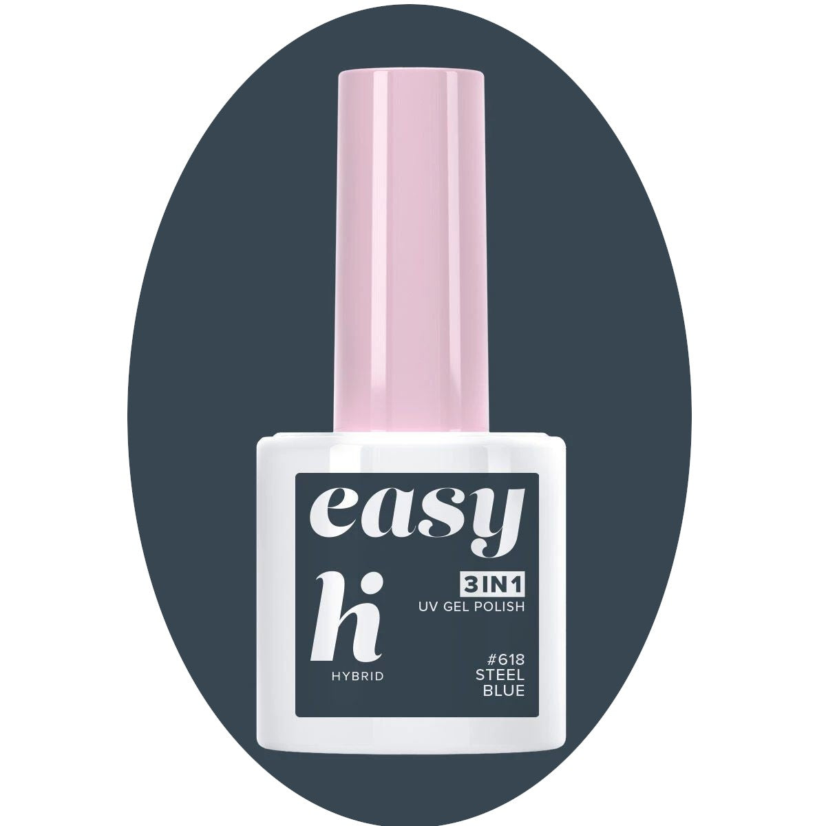 Hi Hybrid Hybrid Lacquer Easy 3in1 #618 Steel Blue 5ml | Vaistine1.lt | WestPharmacy.eu