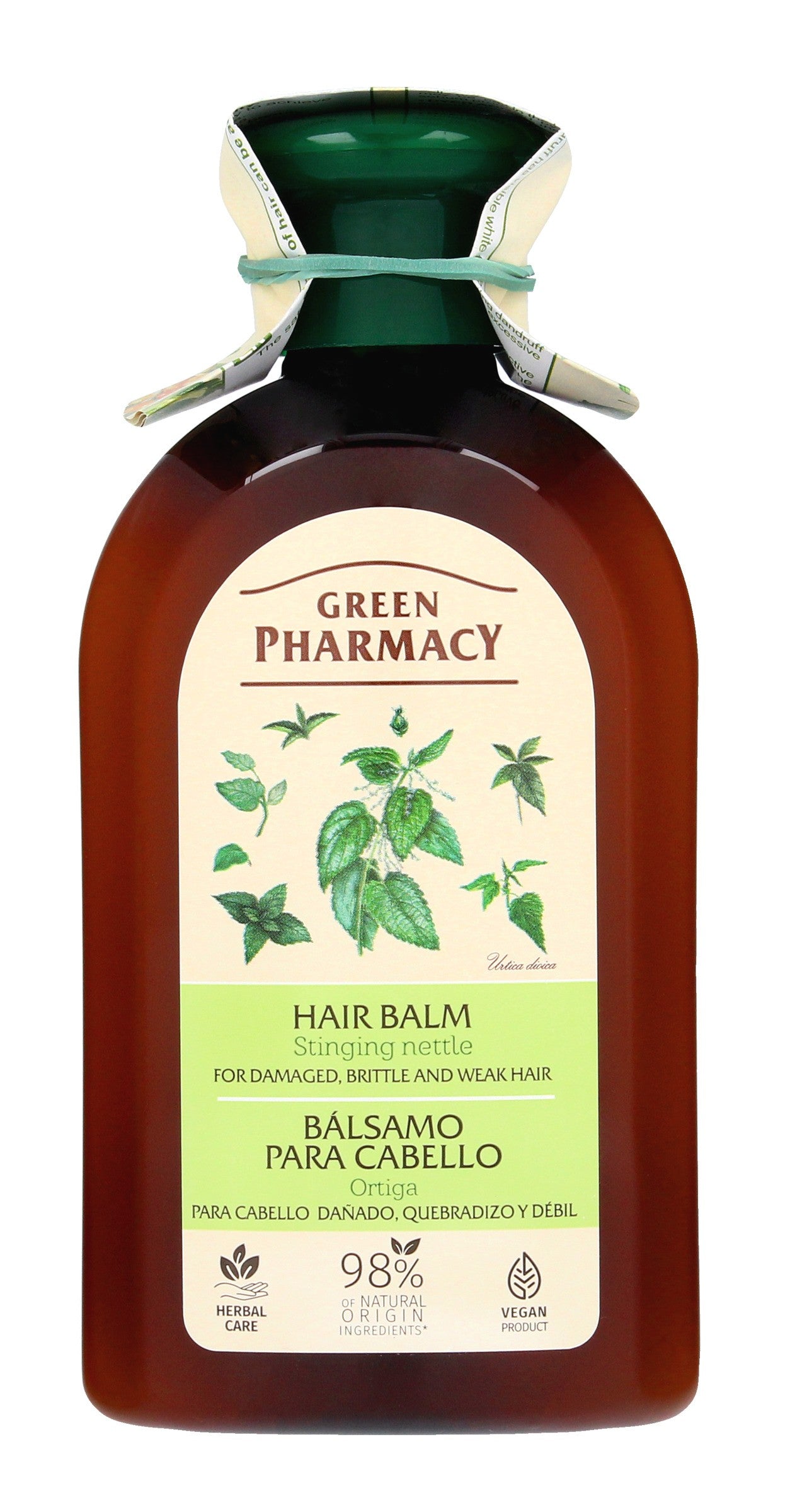 Green Pharmacy Balsam for damaged, brittle, and weakened hair - Nettle 300ml | Vaistine1.lt | WestPharmacy.eu