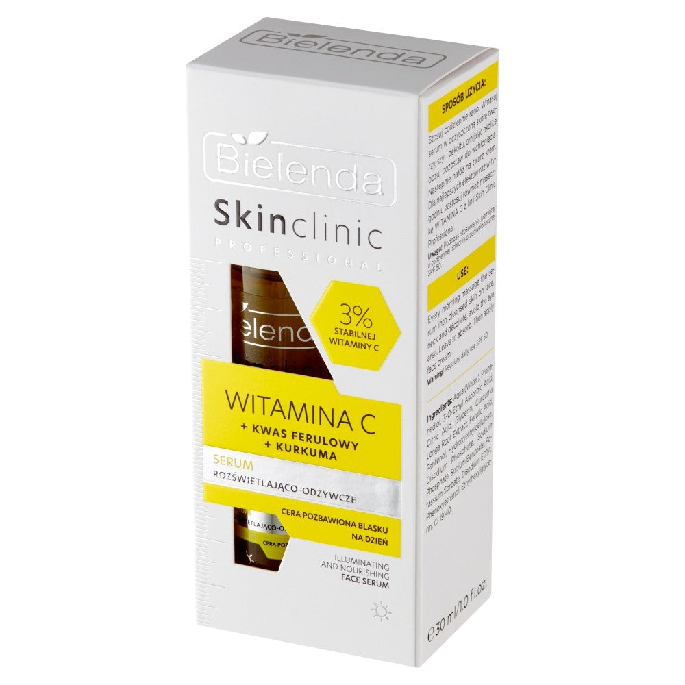 Bielenda Skin Clinic Professional Vitamin C Brightening and nourishing serum for the day 30ml | Vaistine1.lt | WestPharmacy.eu