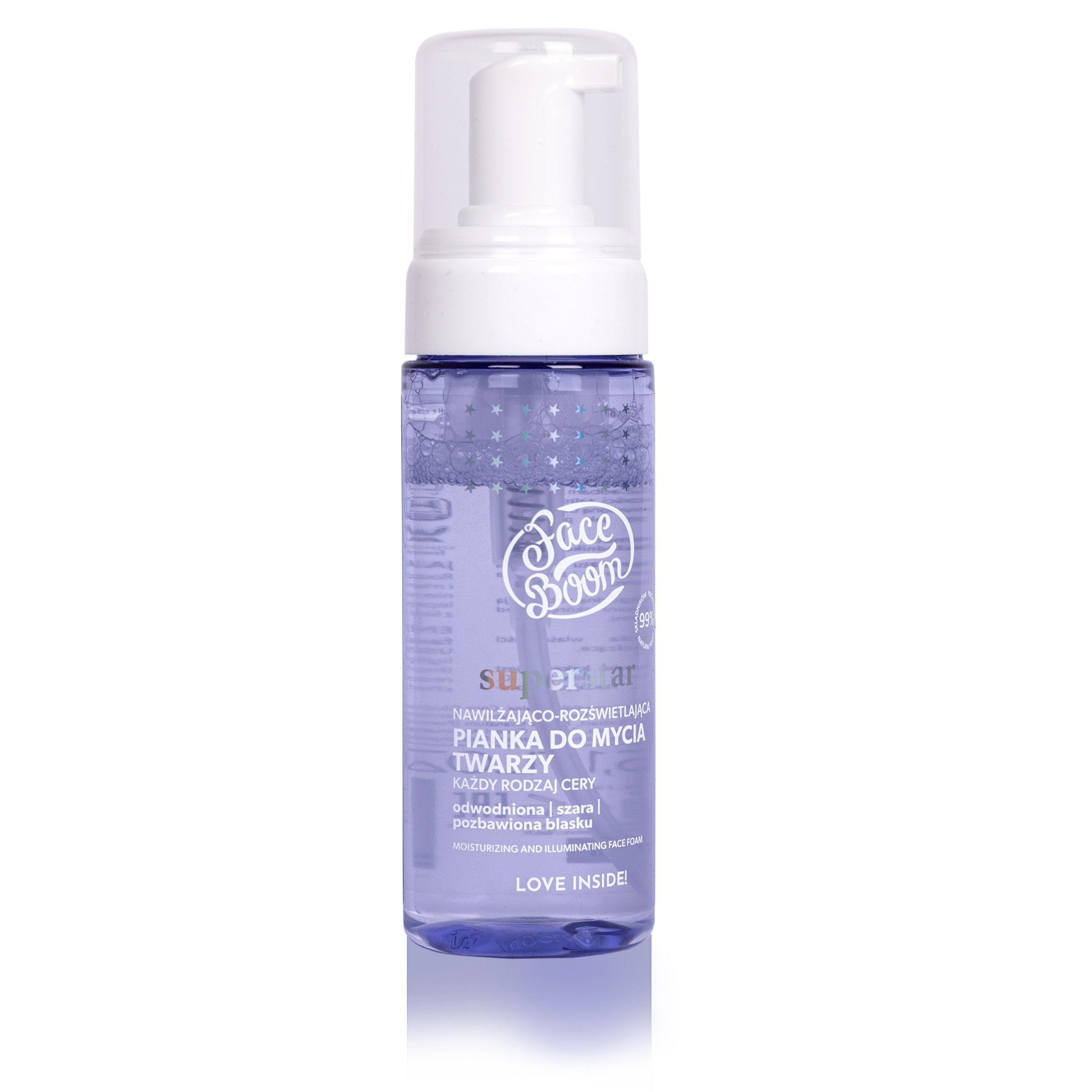 Face Boom Superstar Moisturizing-Illuminating Face Cleansing Foam 150ml | Vaistine1.lt | WestPharmacy.eu