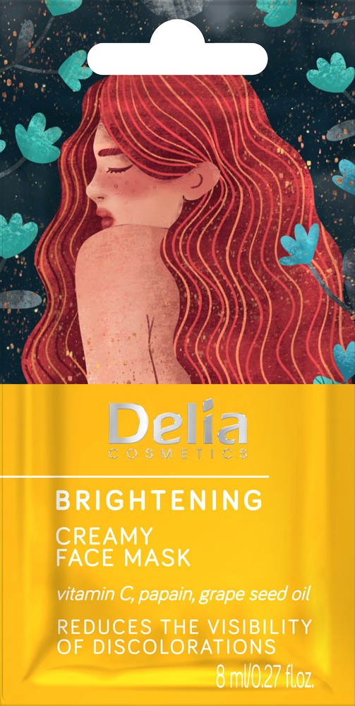 Delia Cosmetics Brightening face mask - creamy 8ml | Vaistine1.lt | WestPharmacy.eu