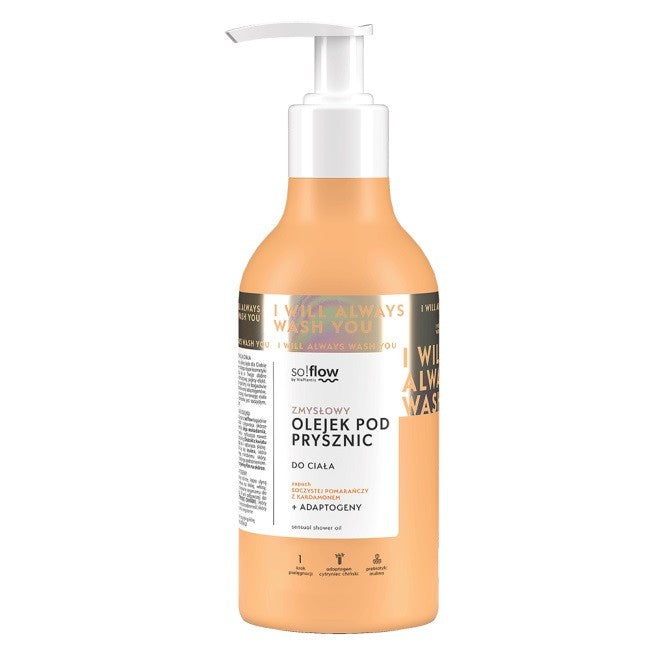 Vis Plantis So!Flow Sensory Shower Oil - the scent of juicy orange with cardamom 400ml | Vaistine1.lt | WestPharmacy.eu