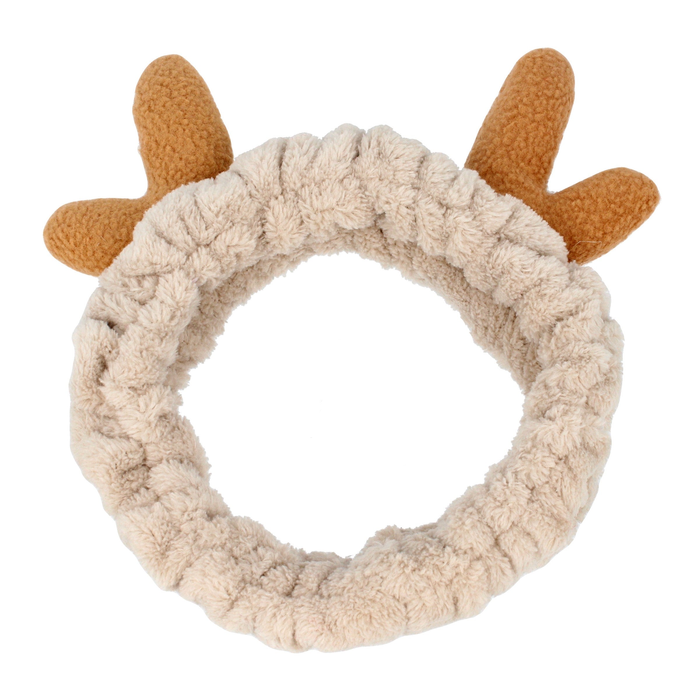 Cosmetic hair band with reindeer antlers - cream, 1 pc | Vaistine1.lt | WestPharmacy.eu