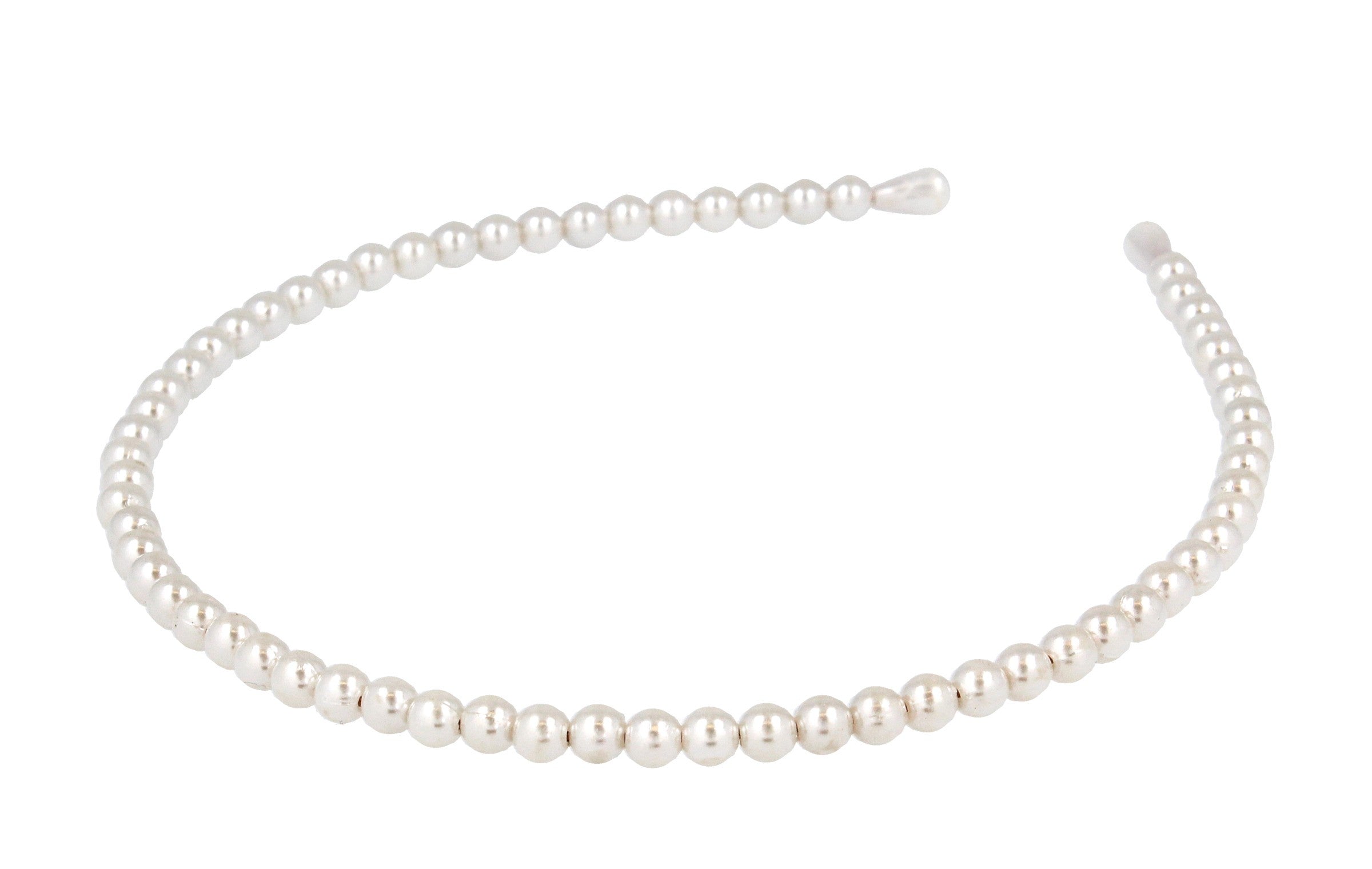 Decorative hairband with white pearls - narrow, 1 pc | Vaistine1.lt | WestPharmacy.eu