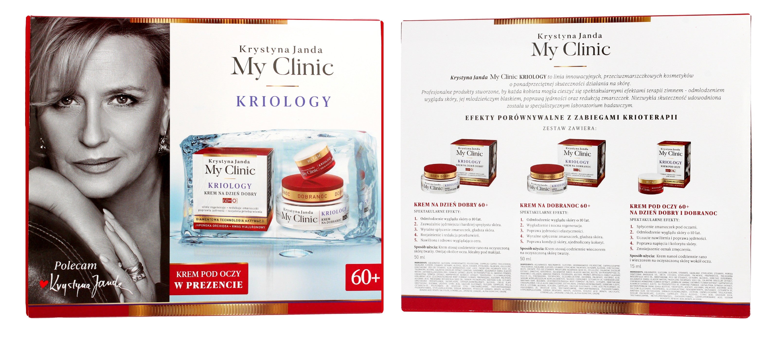 JANDA My Clinic Kriology 60+ gift set (day cream 50ml + night cream 50ml + eye cream 15ml) | Vaistine1.lt | WestPharmacy.eu