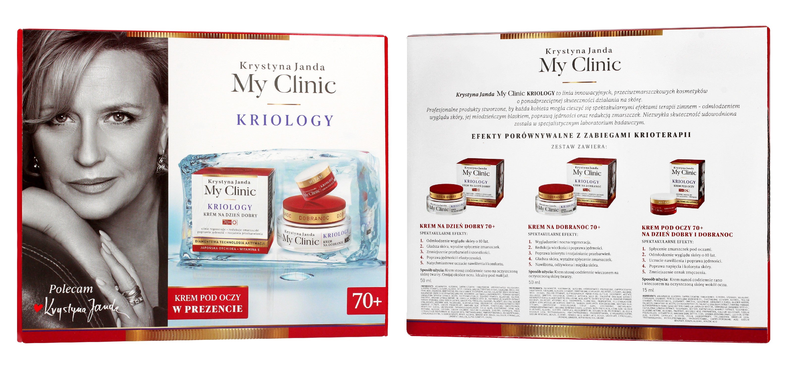 JANDA My Clinic Kriology 70+ gift set (day cream 50ml + night cream 50ml + eye cream 15ml) | Vaistine1.lt | WestPharmacy.eu