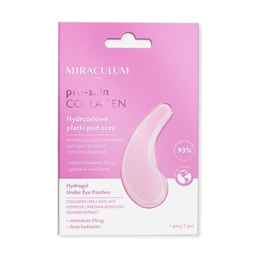 Miraculum Collagen Pro-Skin Hydrogel Eye Patches 1 pack - 2 pcs | Vaistine1.lt | WestPharmacy.eu