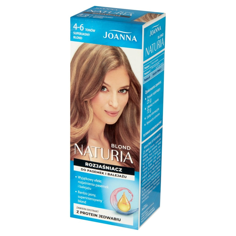 Joanna Naturia Super Bright Blonde Lightener for highlights and balayage 4-6 tones 1op. | Vaistine1.lt | WestPharmacy.eu