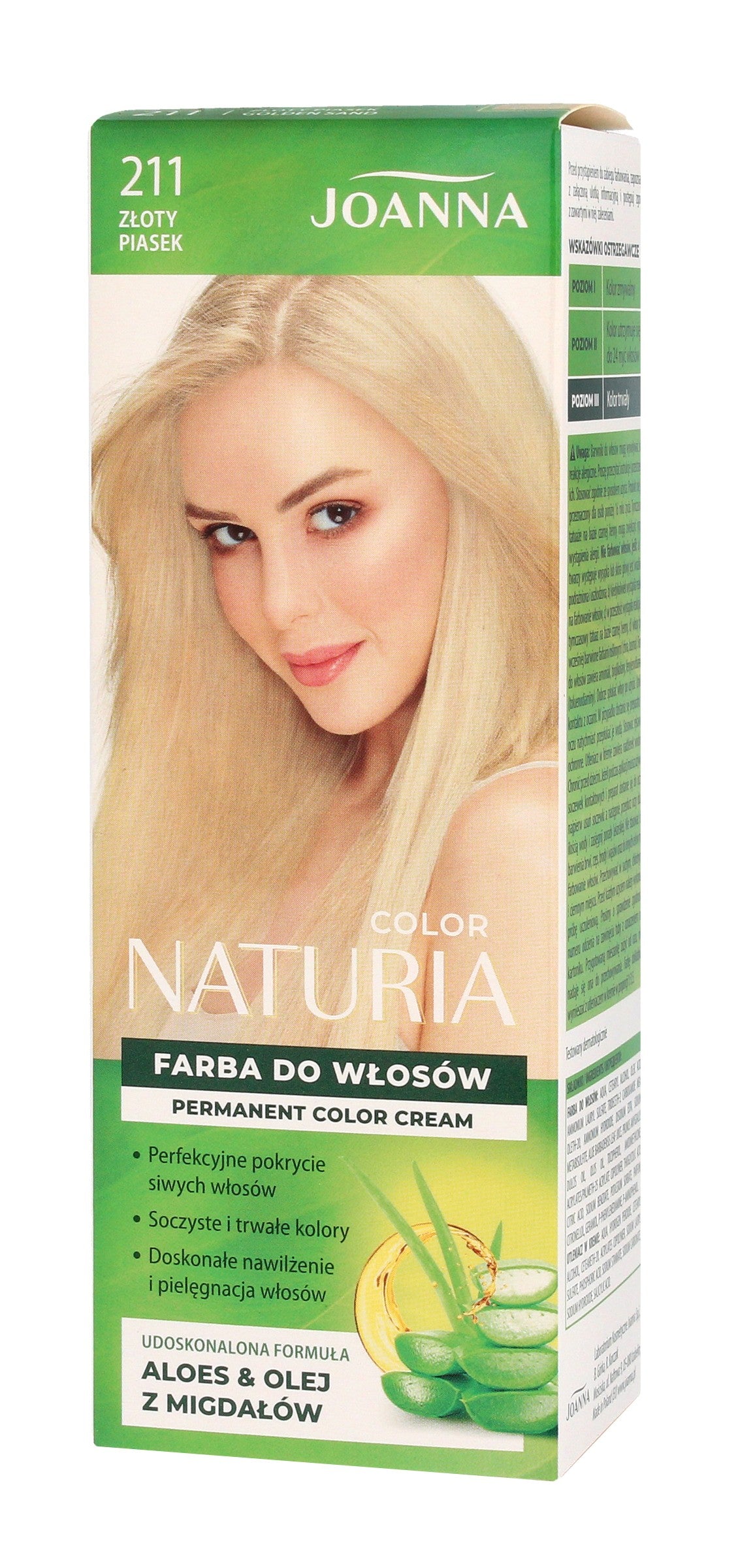 Joanna Naturia Color Hair Dye No. 211 - Golden Sand 1pc. | Vaistine1.lt | WestPharmacy.eu