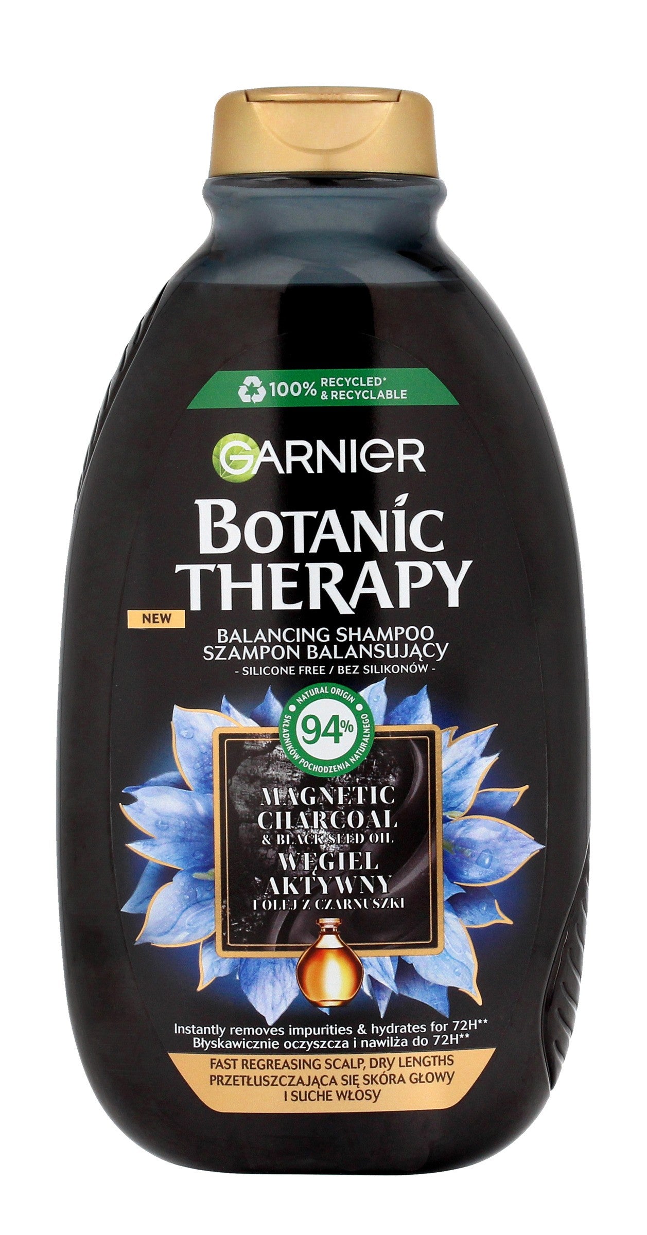 Garnier Botanic Therapy Balancing Shampoo for Oily Hair and Dry Scalp with Activated Charcoal 400ml | Vaistine1.lt | WestPharmacy.eu