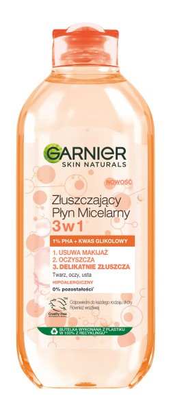 Garnier Skin Naturals Exfoliating Micellar Water 3in1 400ml | Vaistine1.lt | WestPharmacy.eu