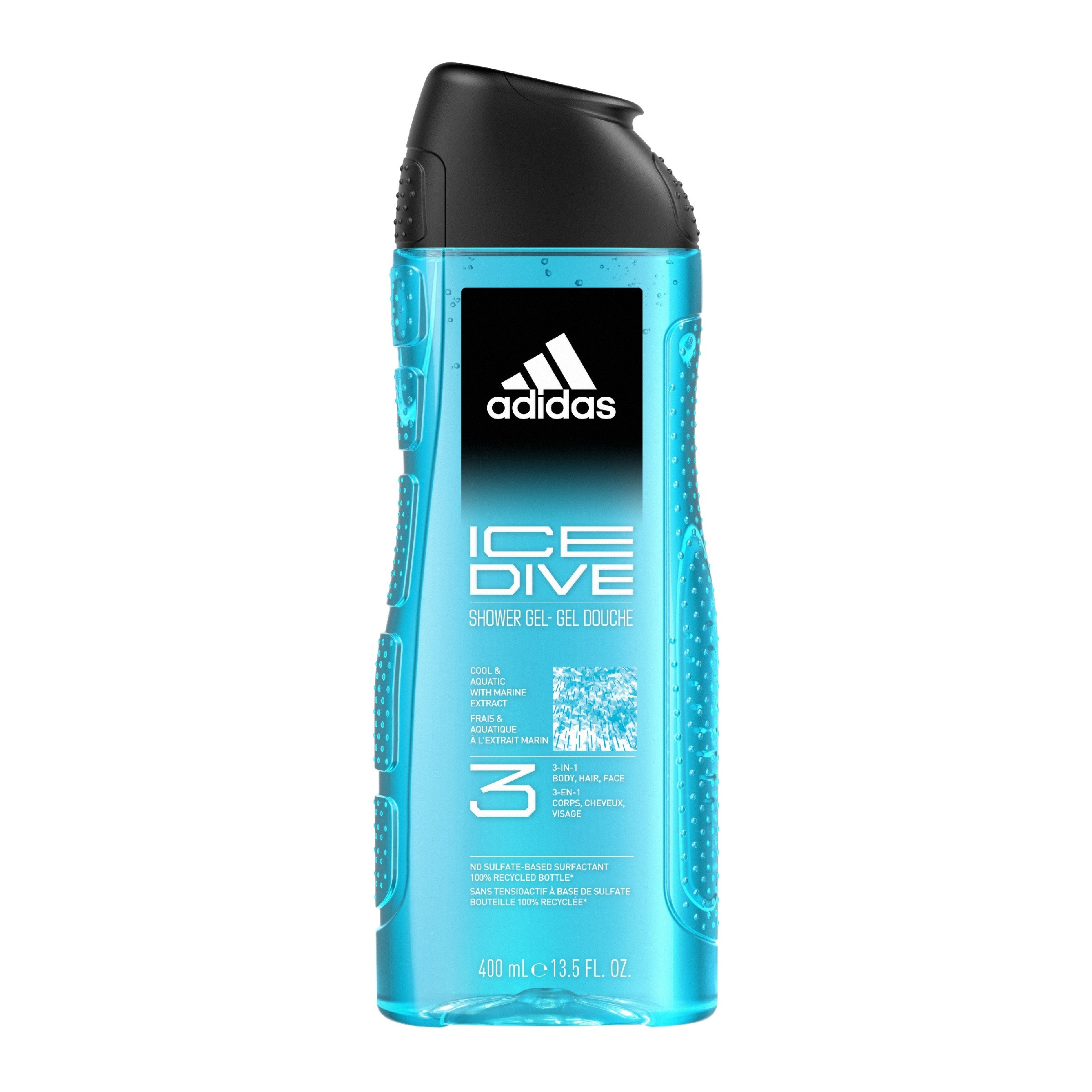 Adidas Ice Dive 3in1 Wash Gel for Men 400ml | Vaistine1.lt | WestPharmacy.eu