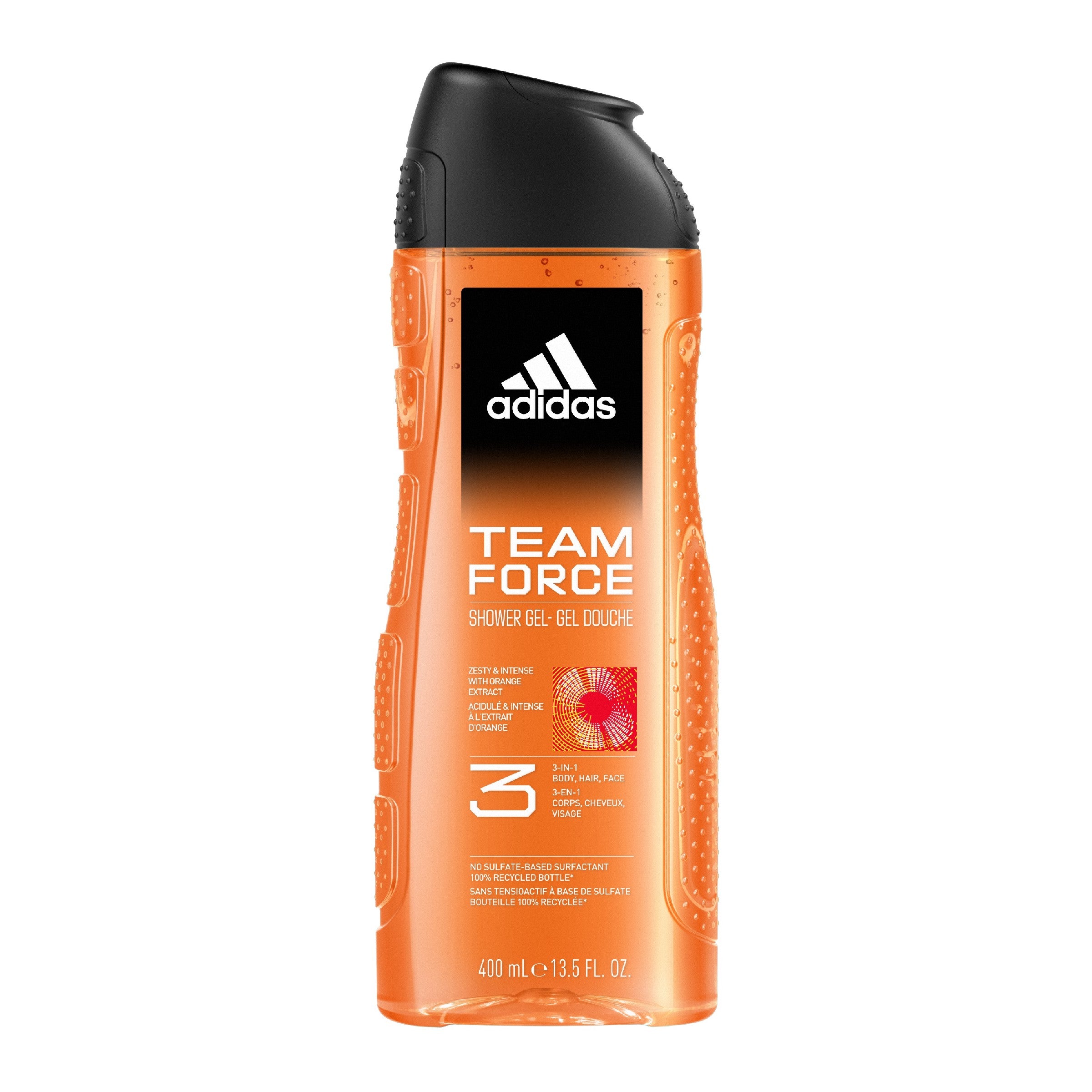 Adidas Team Force 3-in-1 Wash Gel for Men 400ml | Vaistine1.lt | WestPharmacy.eu