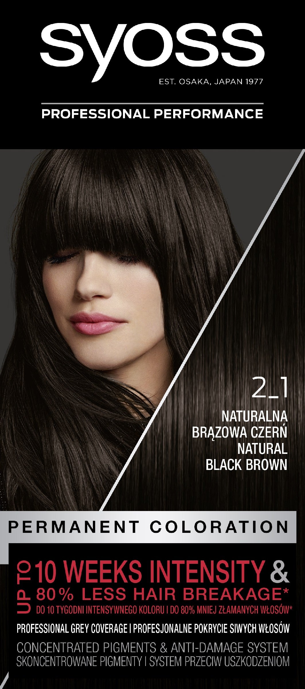 Schwarzkopf Syoss Hair Color No. 2_1 Natural Brown Black 1pc. | Vaistine1.lt | WestPharmacy.eu