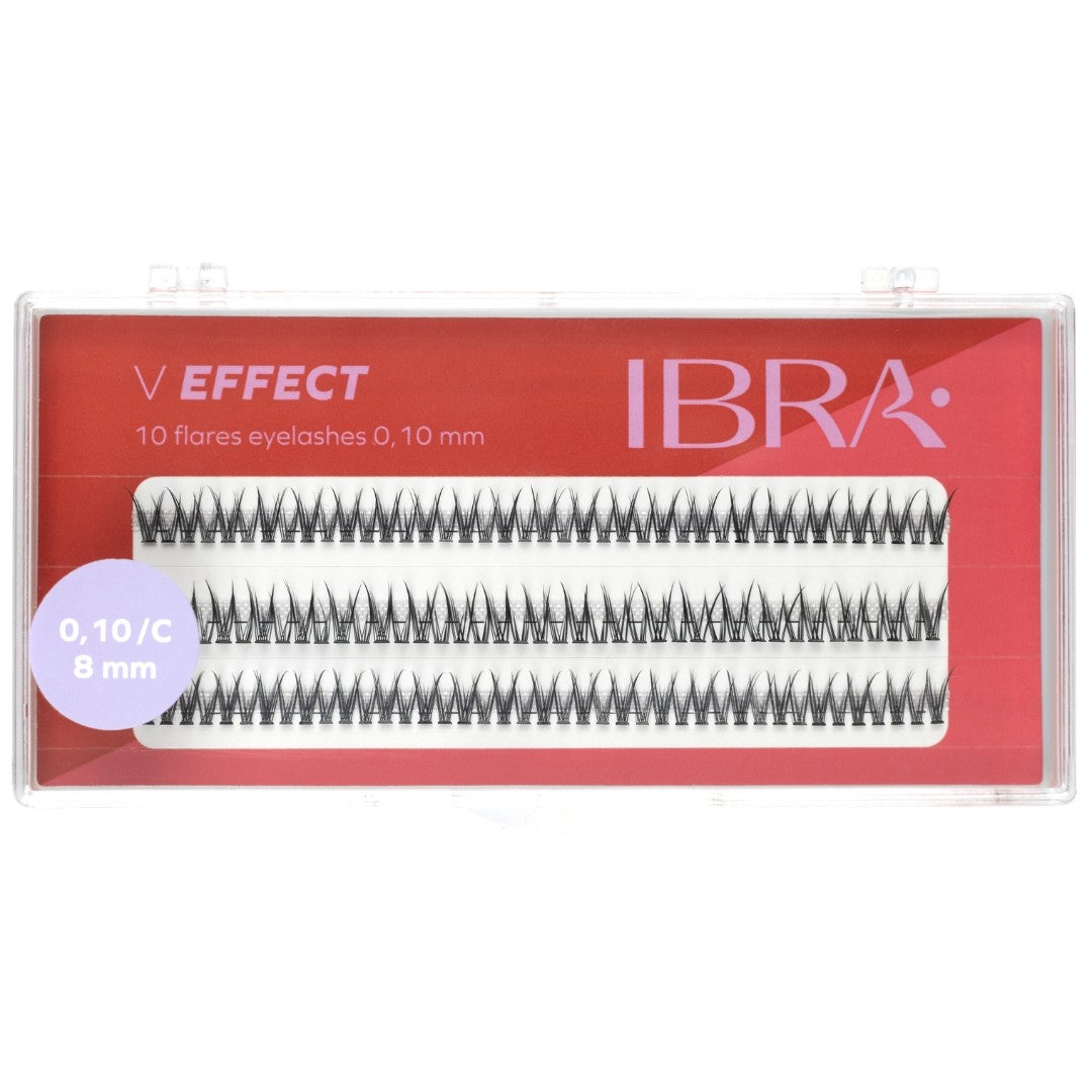 IBRA Eyelash tufts V EFFECT 0.10/C - 8mm 1 pack. | Vaistine1.lt | WestPharmacy.eu