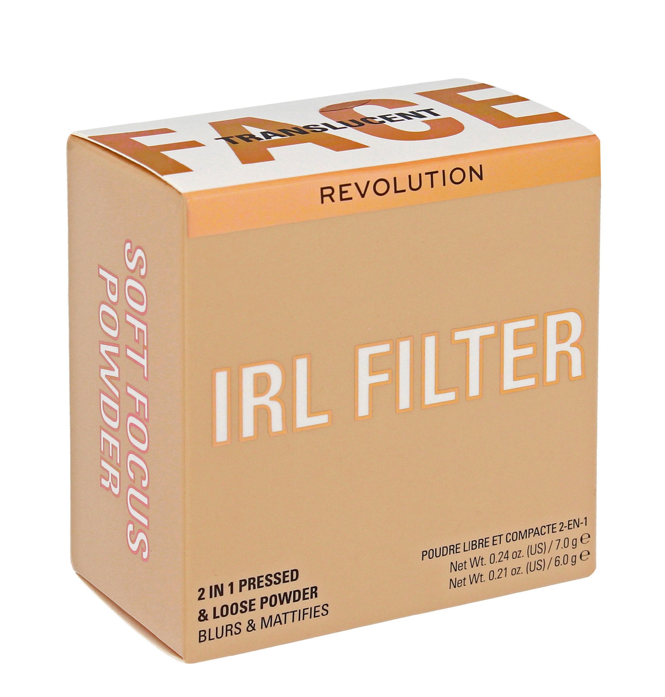 Makeup Revolution IRL Filter Face Powder 2in1 Soft Focus - translucent 1pc | Vaistine1.lt | WestPharmacy.eu
