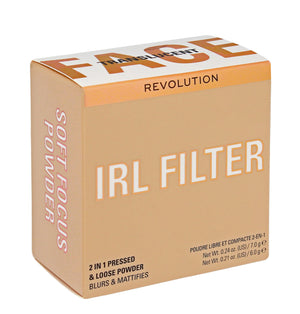 Makeup Revolution IRL Filter Face Powder 2in1 Soft Focus - translucent 1pc | Vaistine1.lt | WestPharmacy.eu