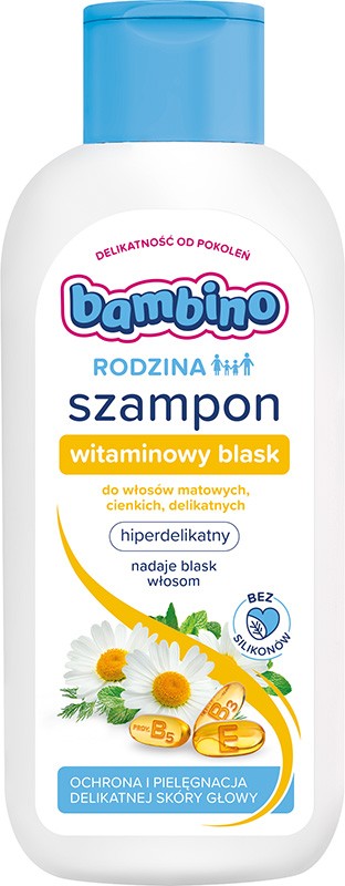 Bambino Family Vitamin Shampoo for dull,thin and fine hair 400ml | Vaistine1.lt | WestPharmacy.eu