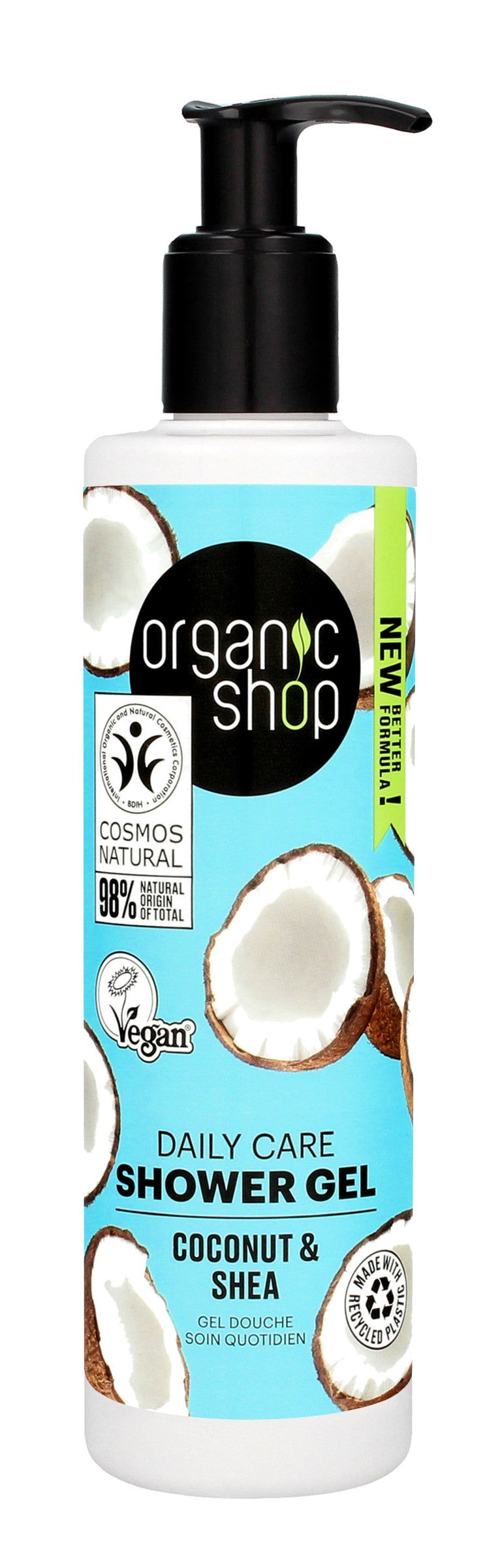 ORGANIC SHOP WEGAN Shower Gel Coconut&Shea | Vaistine1.lt | WestPharmacy.eu
