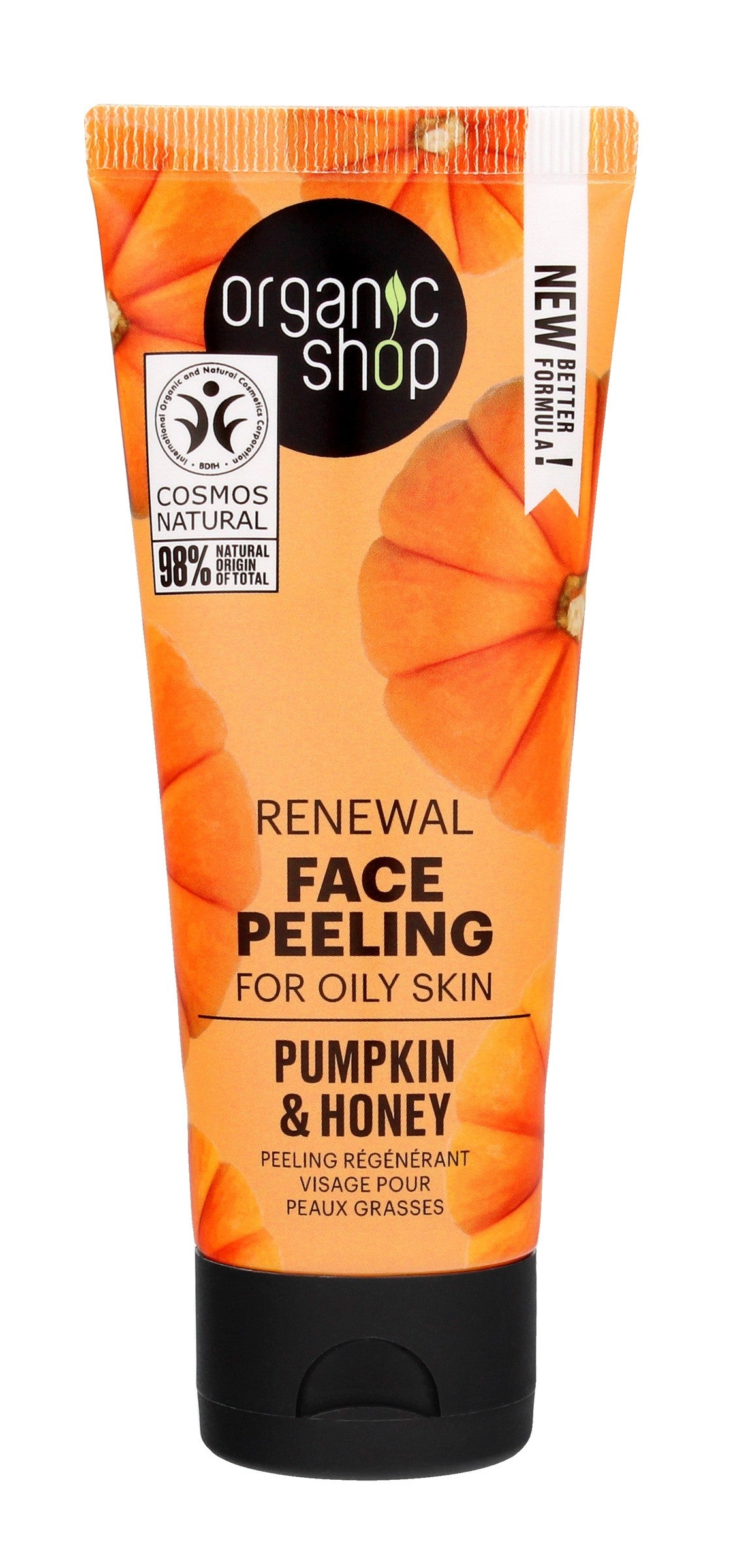 ORGANIC SHOP Pumpkin & Honey Normalizing Facial Peeling 75ml | Vaistine1.lt | WestPharmacy.eu