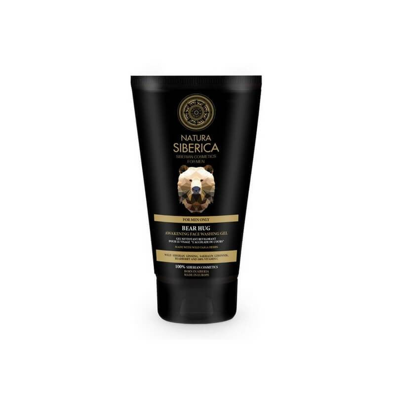 Natura Siberica Men Stimulating Bear Hug face wash gel for men 150ml | Vaistine1.lt | WestPharmacy.eu