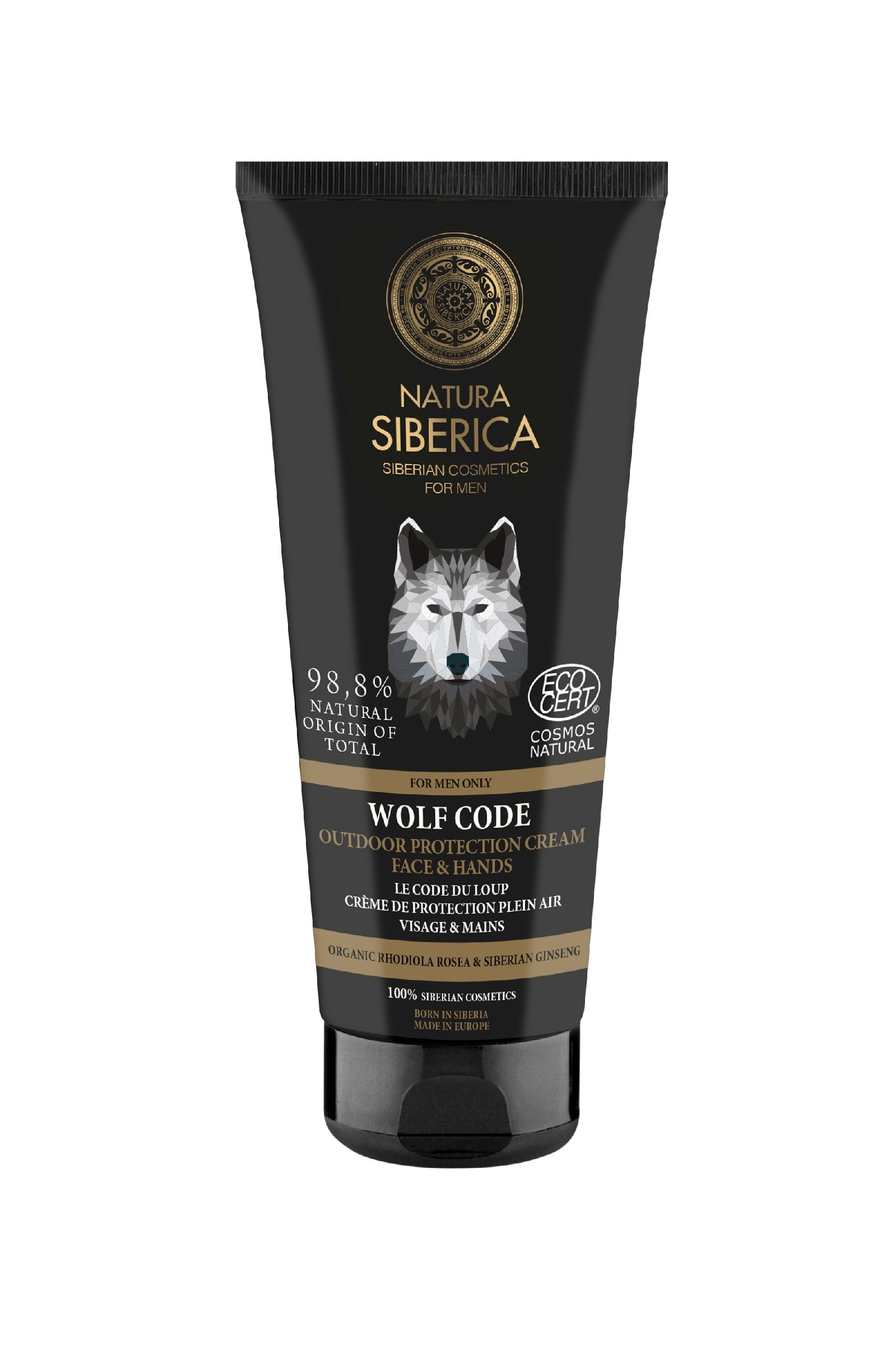 Natura Siberica Men Protective Face and Hand Cream Wolf Code for Men 80ml | Vaistine1.lt | WestPharmacy.eu